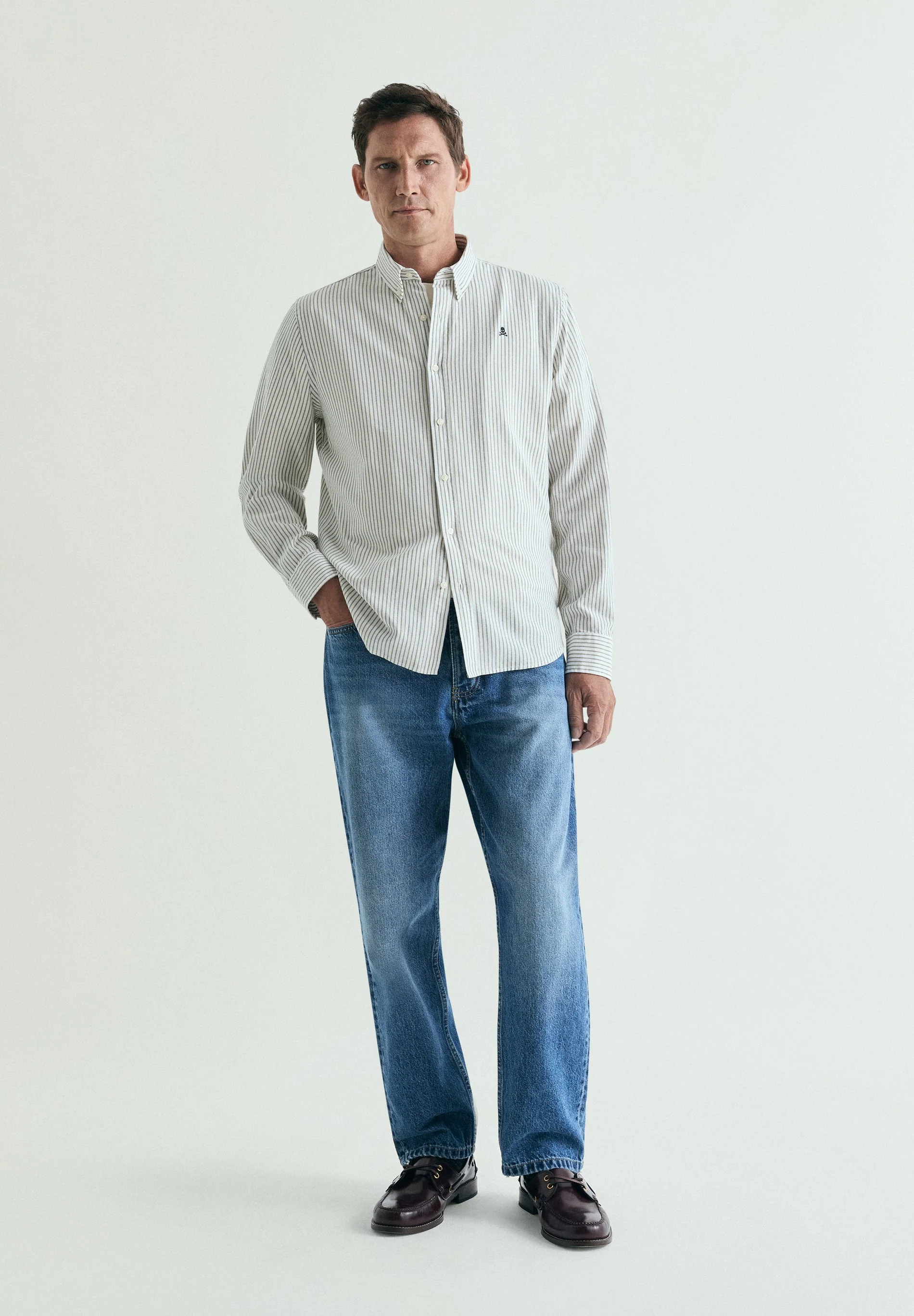 STRIPED OXFORD SHIRT - Image 2