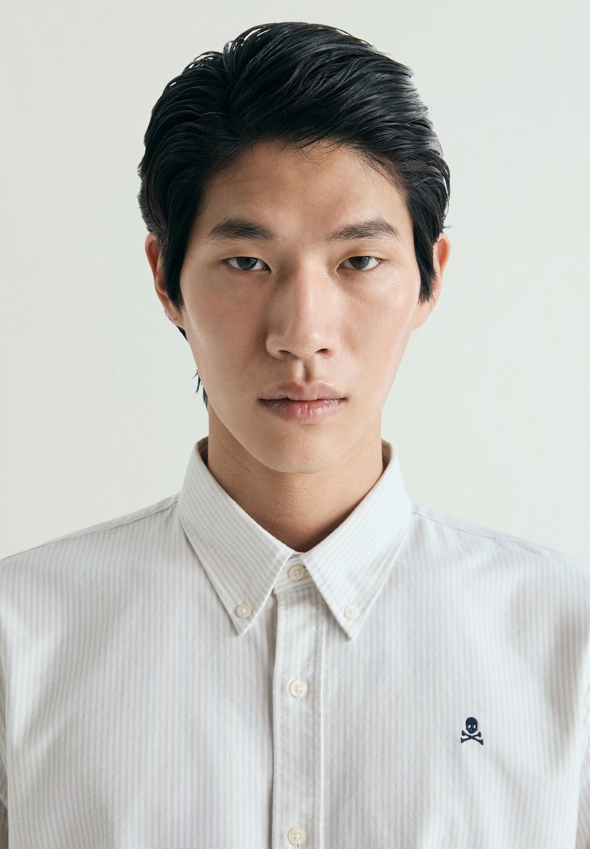 STRIPED PRINTED OXFORD SHIRT - Image 3