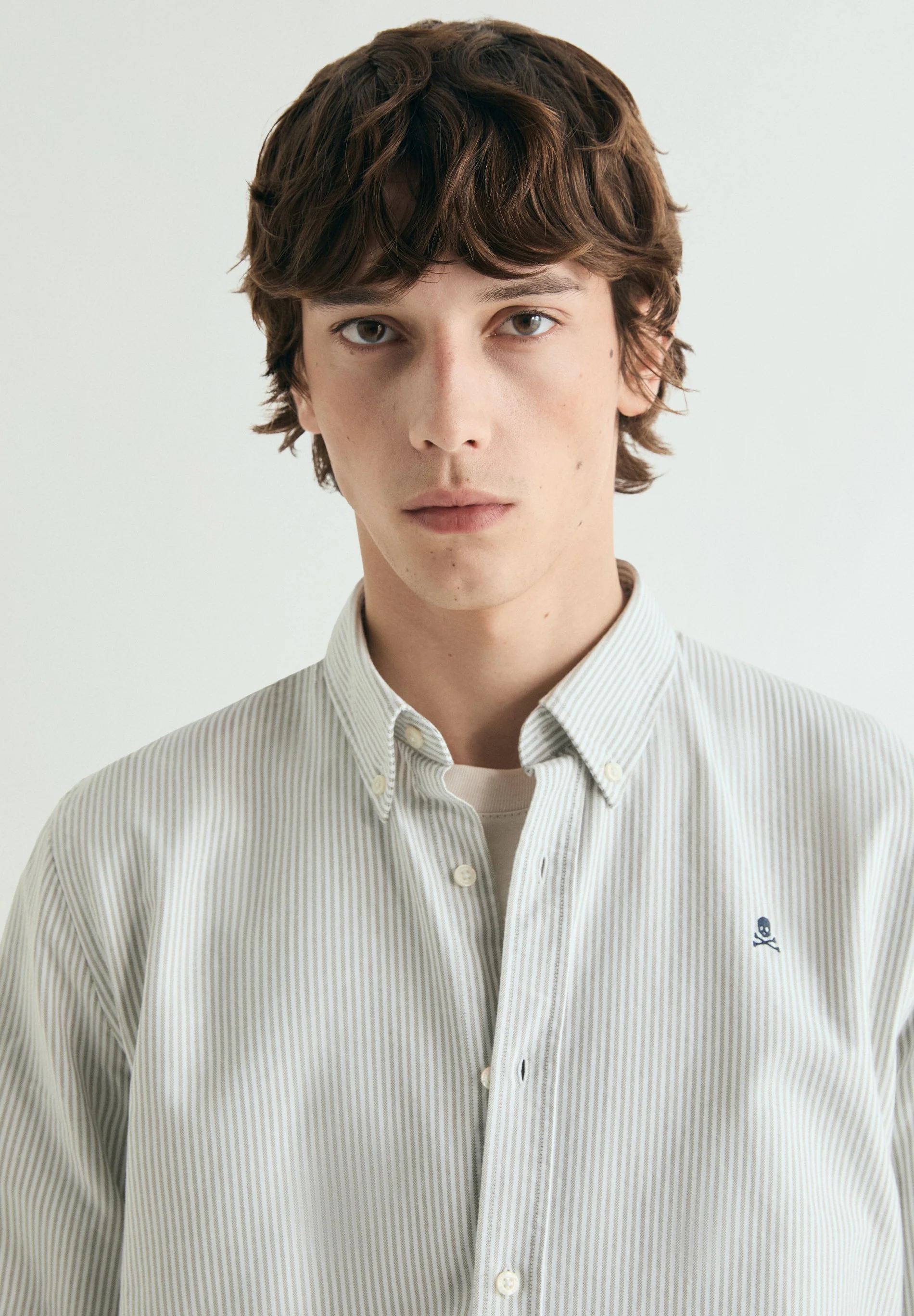STRIPED PRINTED OXFORD SHIRT - Image 4