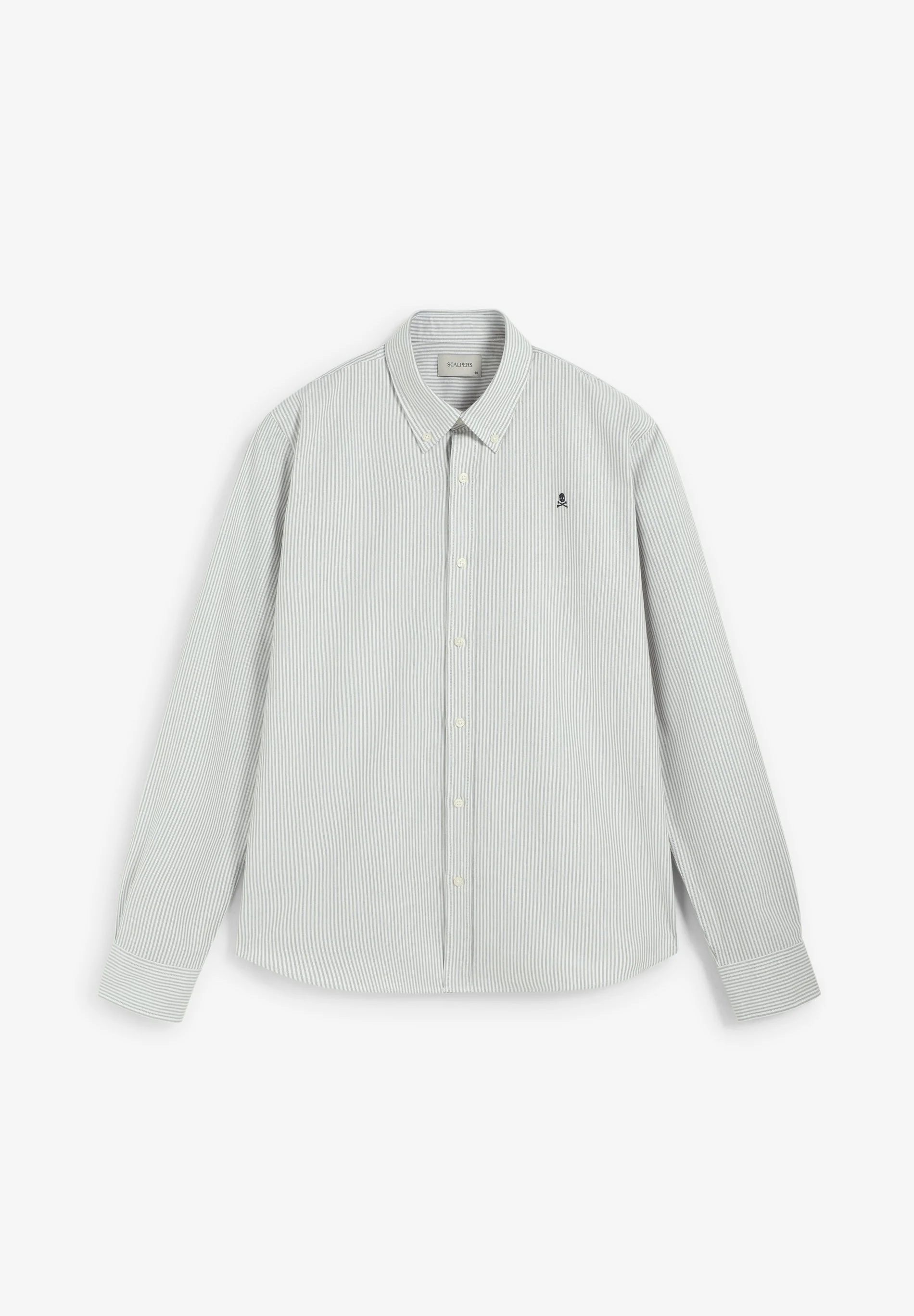 STRIPED PRINTED OXFORD SHIRT - Image 6