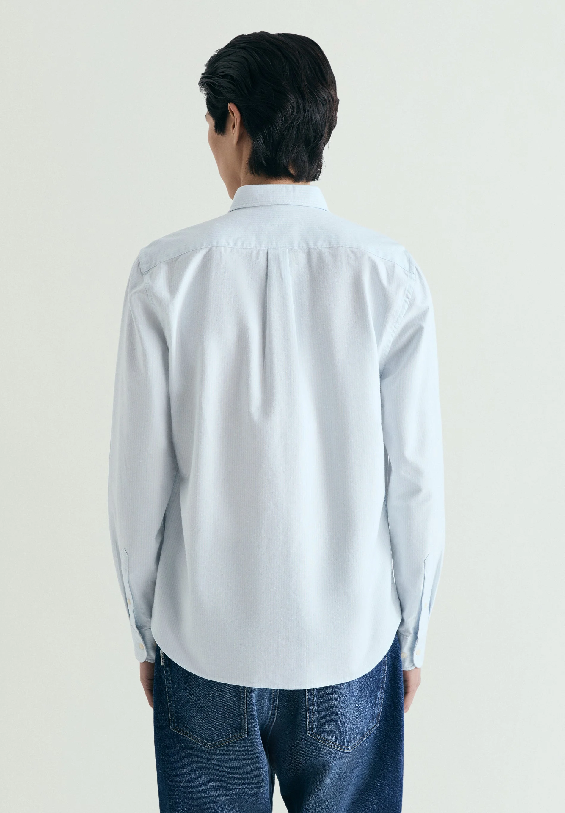 STRIPED PRINTED OXFORD SHIRT - Image 4