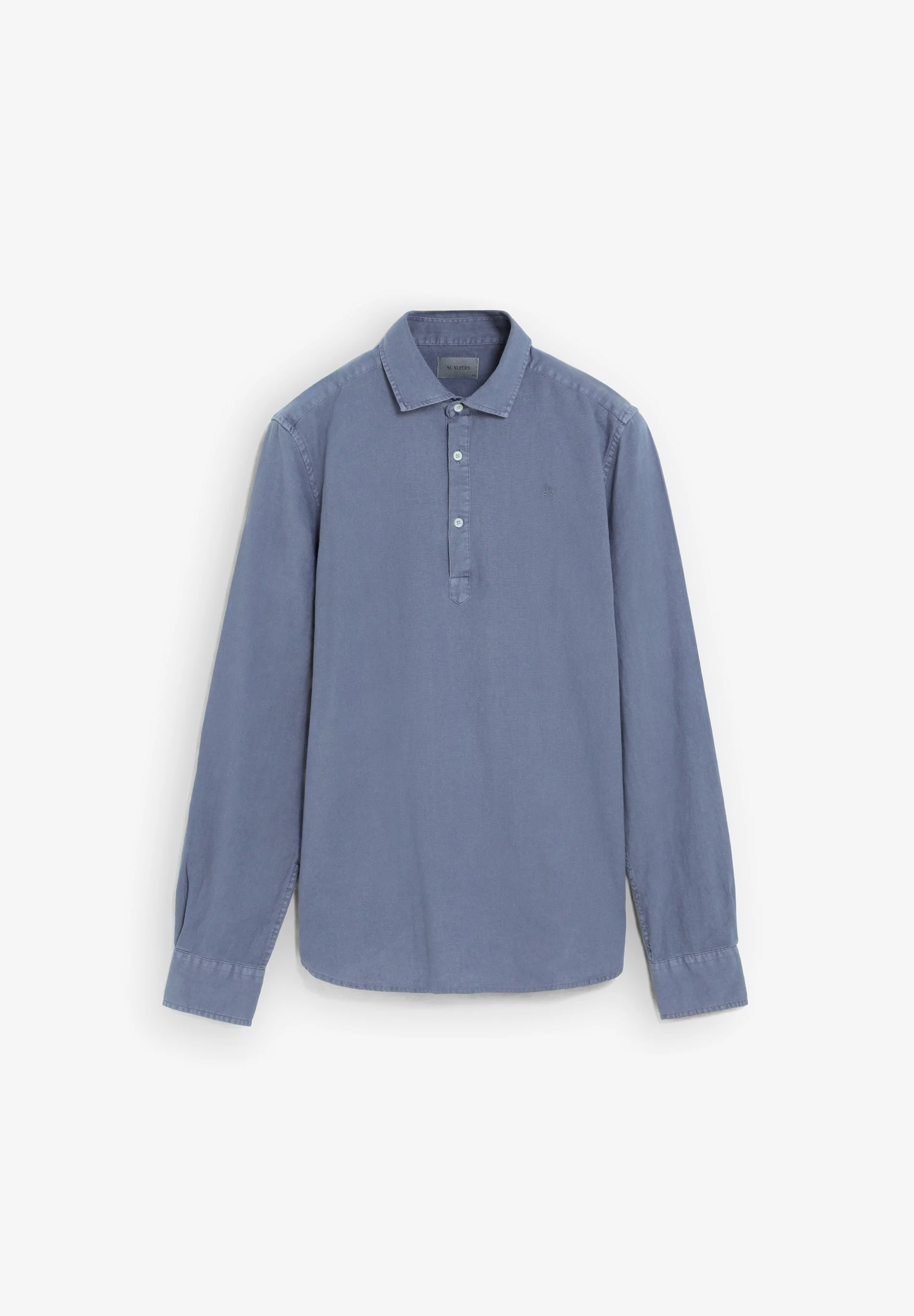 REGULAR FIT LINEN POLO SHIRT - Image 4