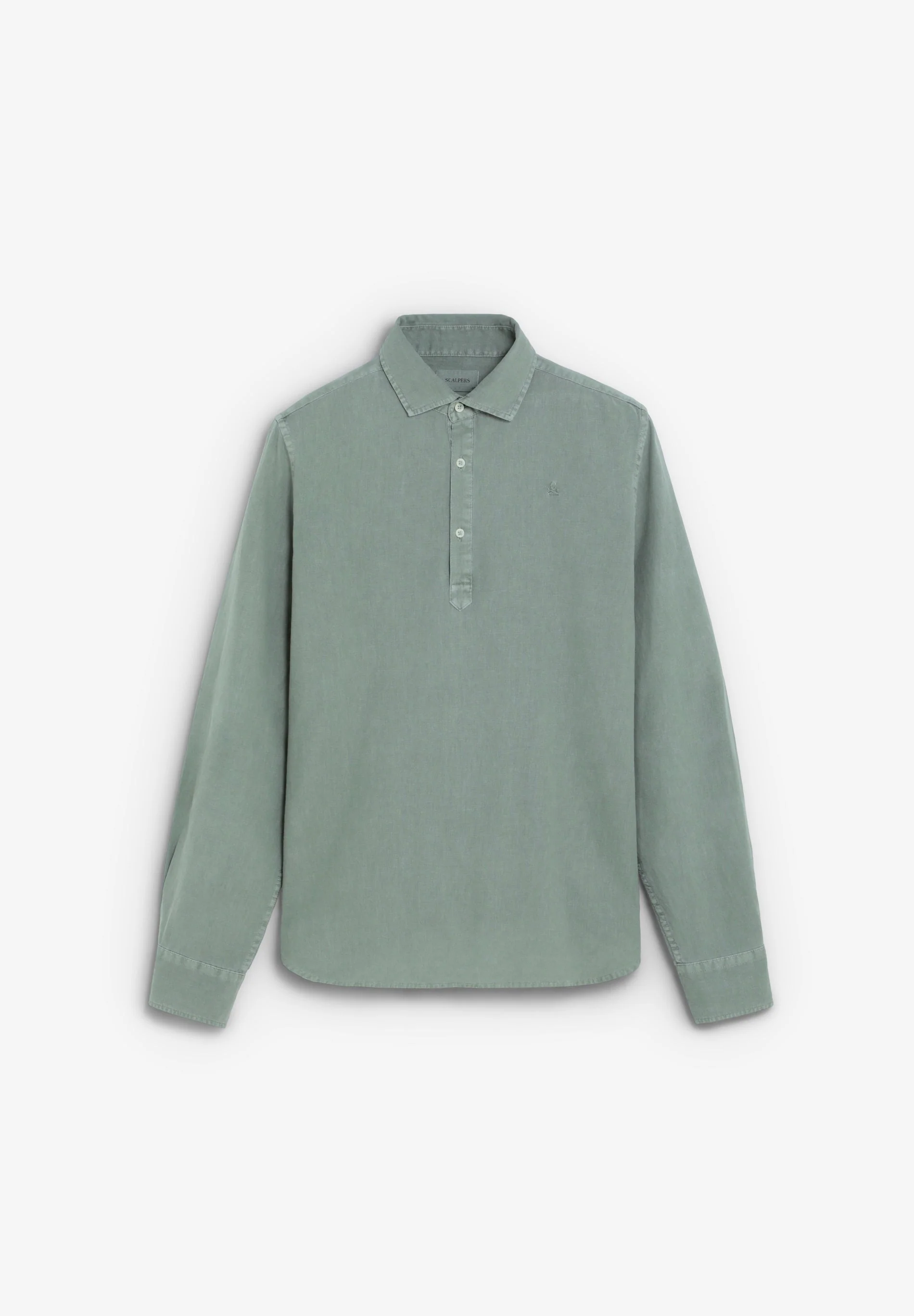 REGULAR FIT LINEN POLO SHIRT - Image 4