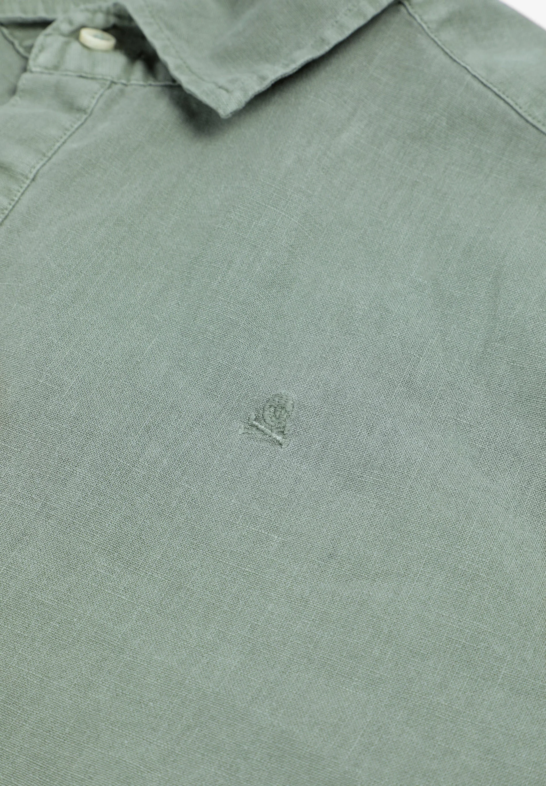 REGULAR FIT LINEN POLO SHIRT - Image 6