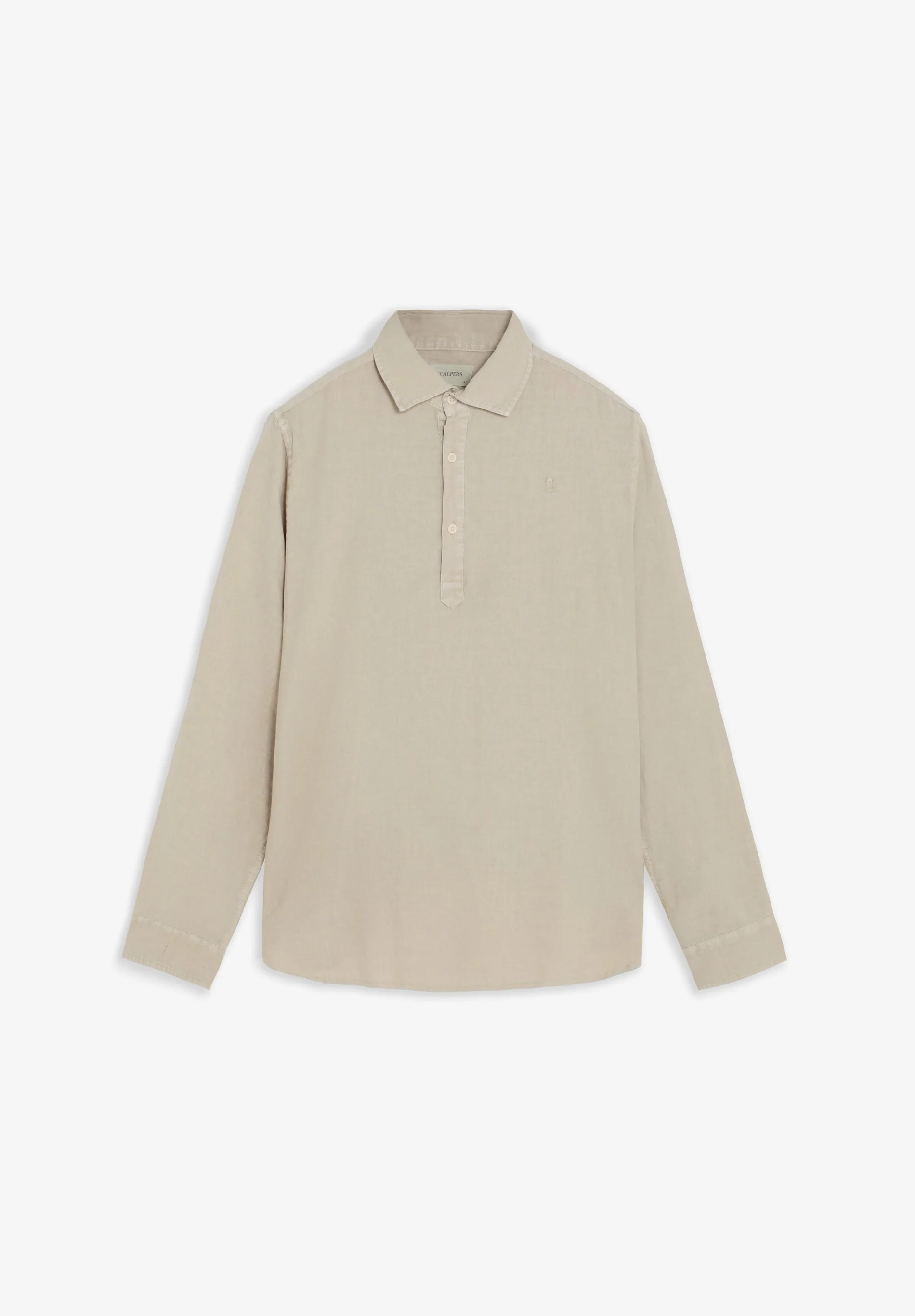 REGULAR FIT LINEN POLO SHIRT - Image 5