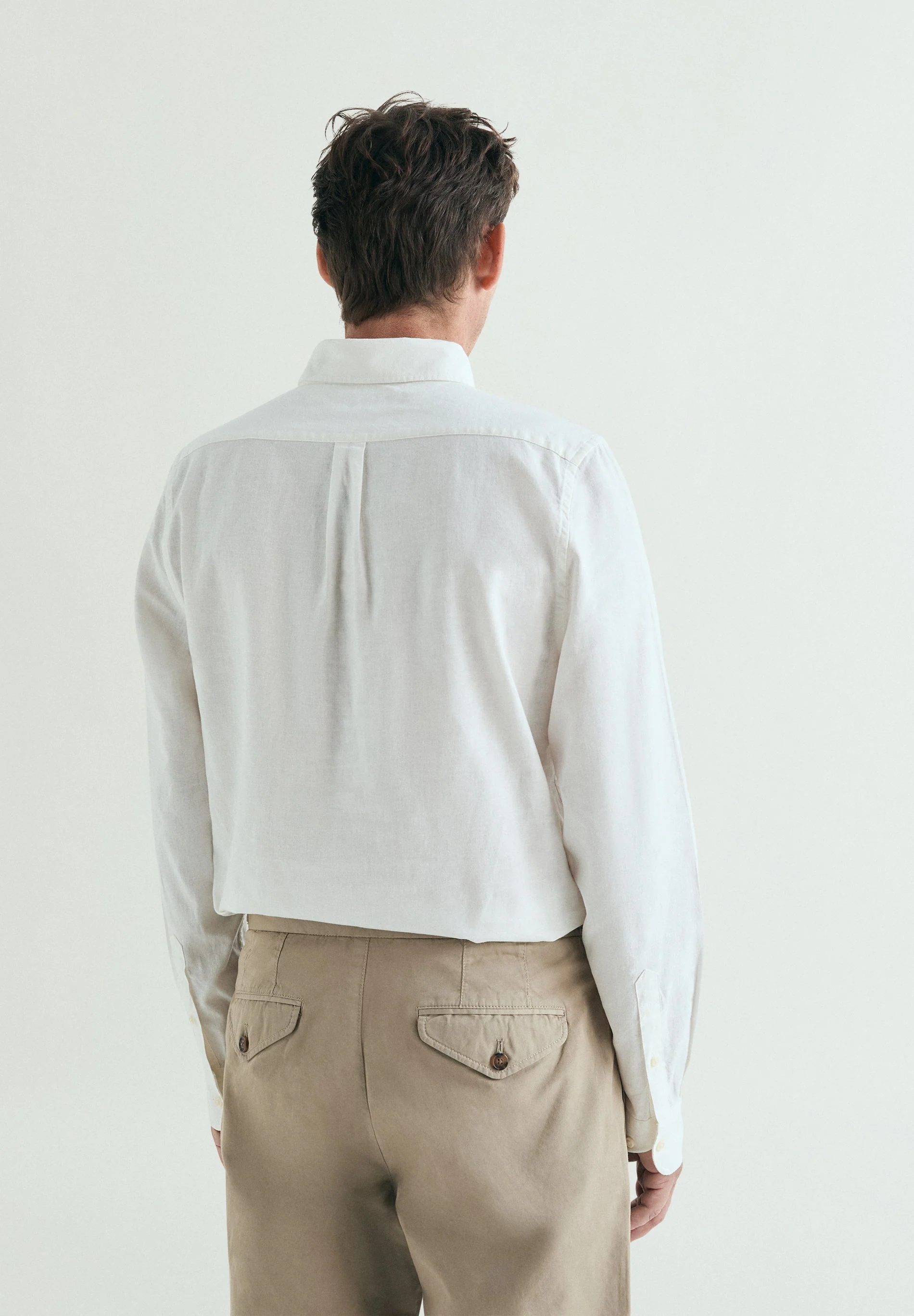 REGULAR FIT LINEN POLO SHIRT - Image 2
