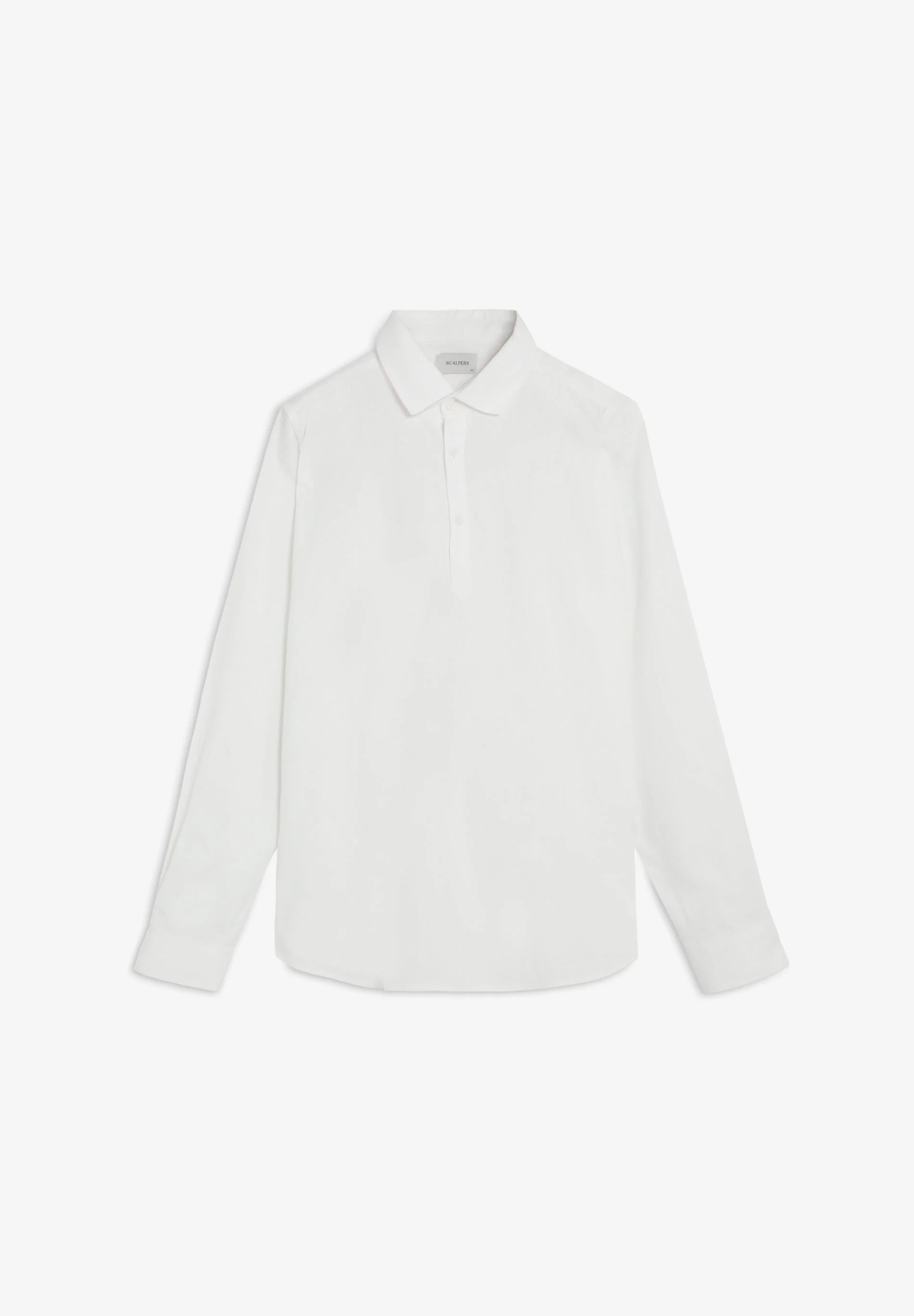 REGULAR FIT LINEN POLO SHIRT - Image 4
