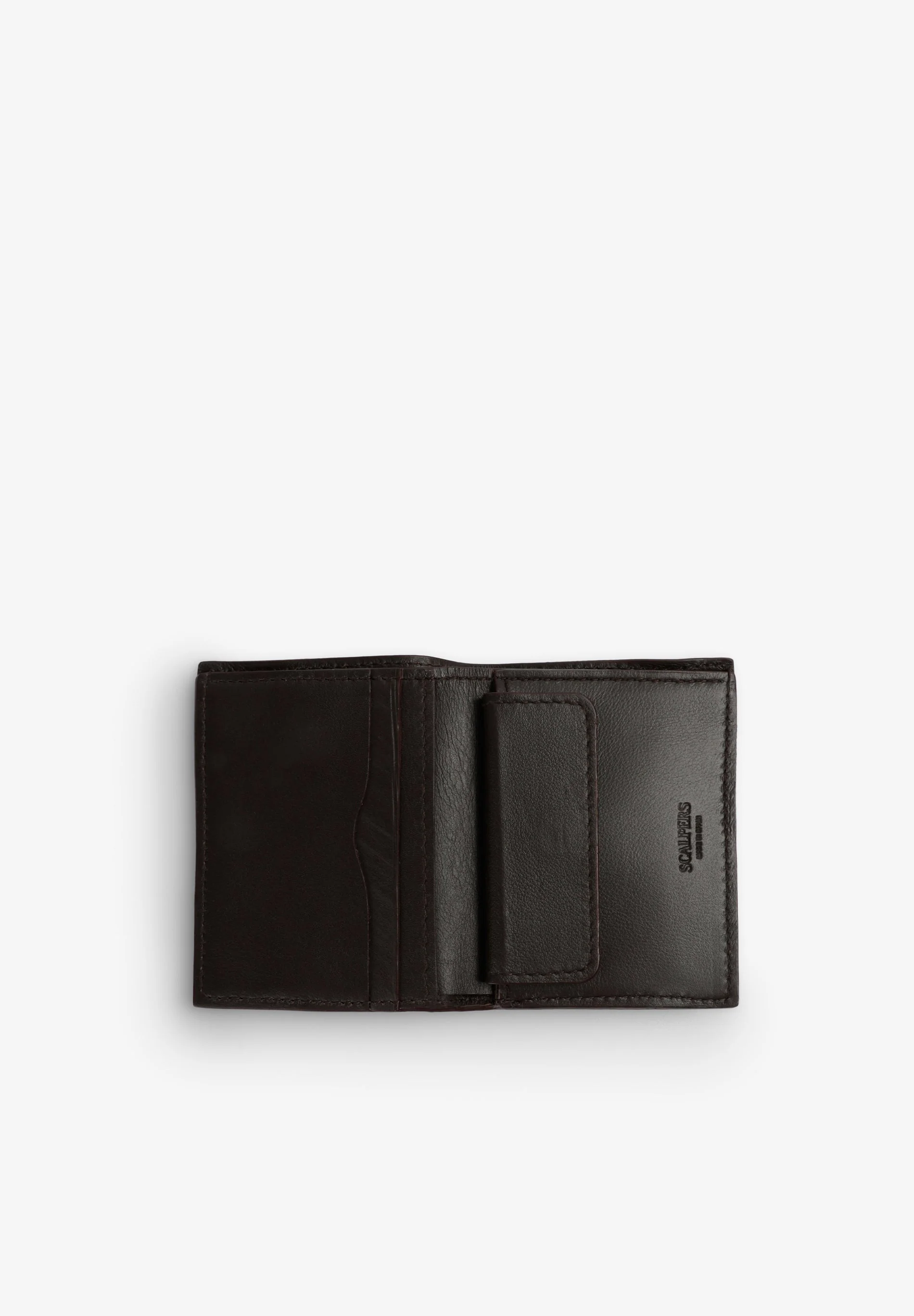 100% LEATHER WALLET WITH STRETCH DETAIL - Image 4