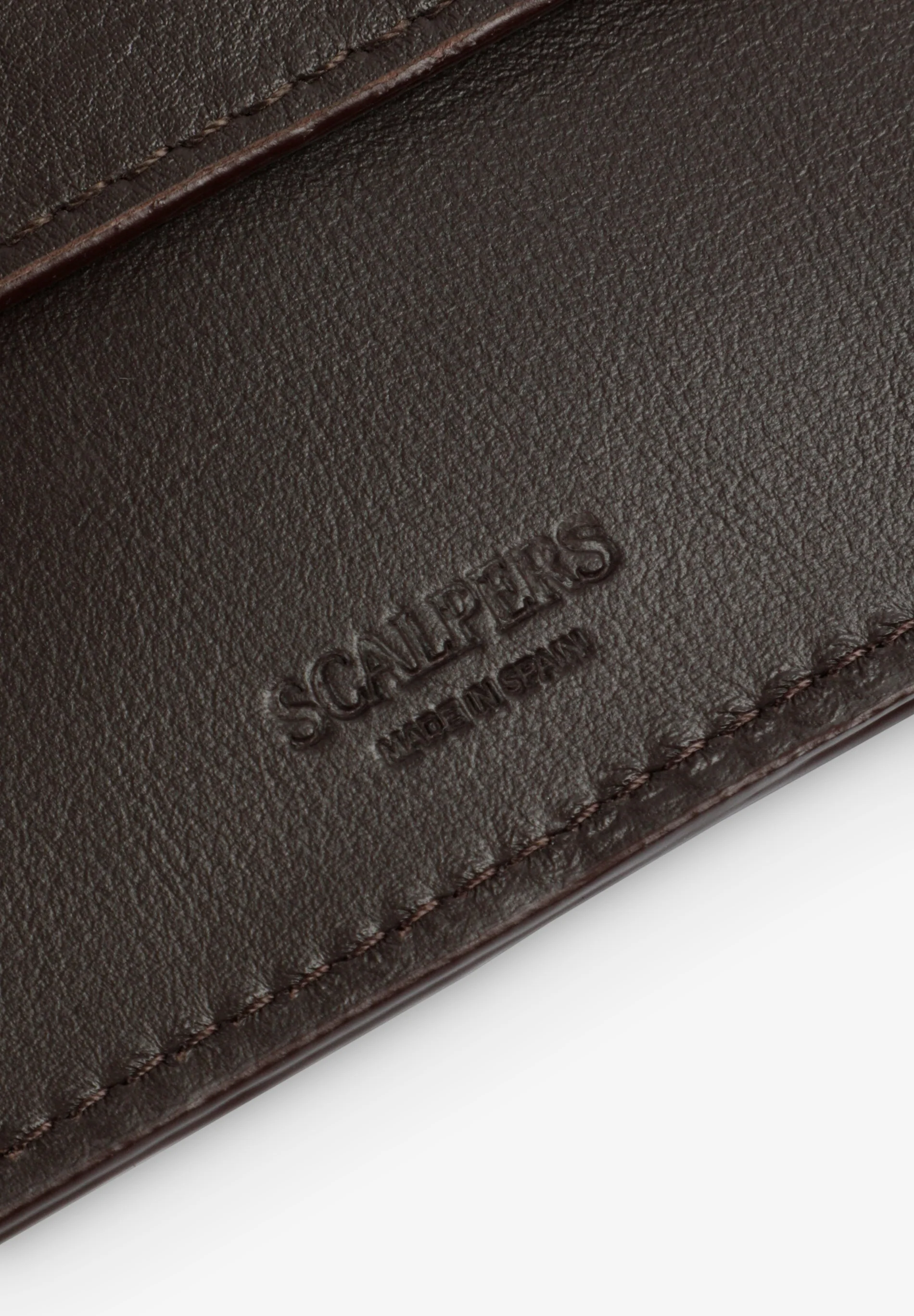 100% LEATHER WALLET WITH STRETCH DETAIL - Image 6