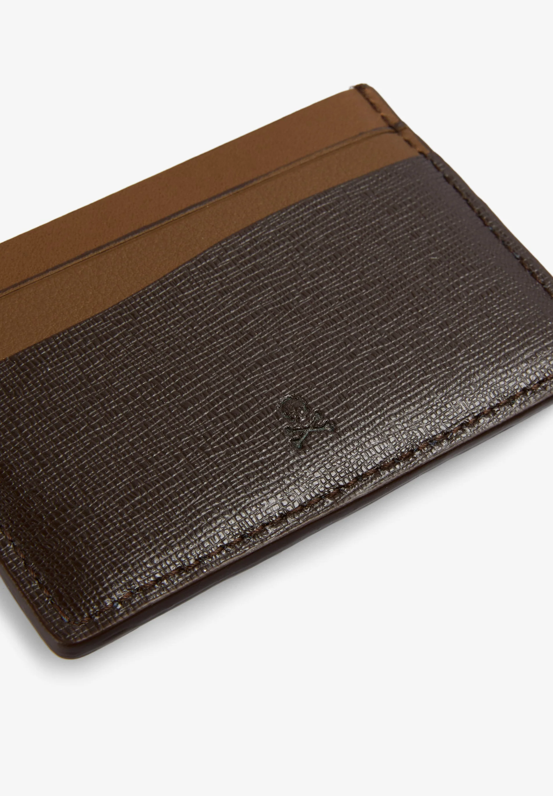 LEATHER CARD HOLDER WITH ENGRAVED LOGO - Image 4
