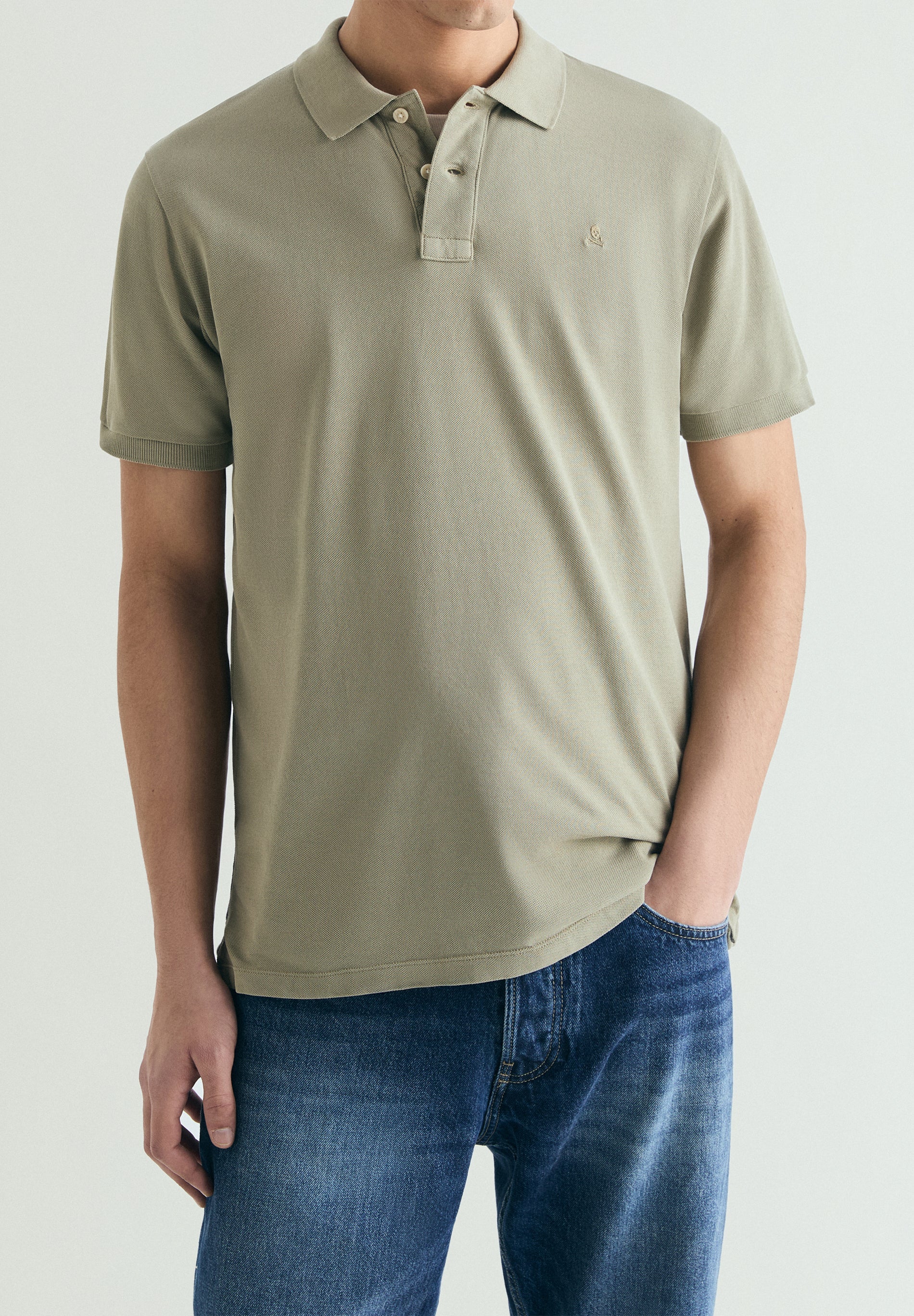 EMBROIDERED PIQUÉ POLO SHIRT - Image 2