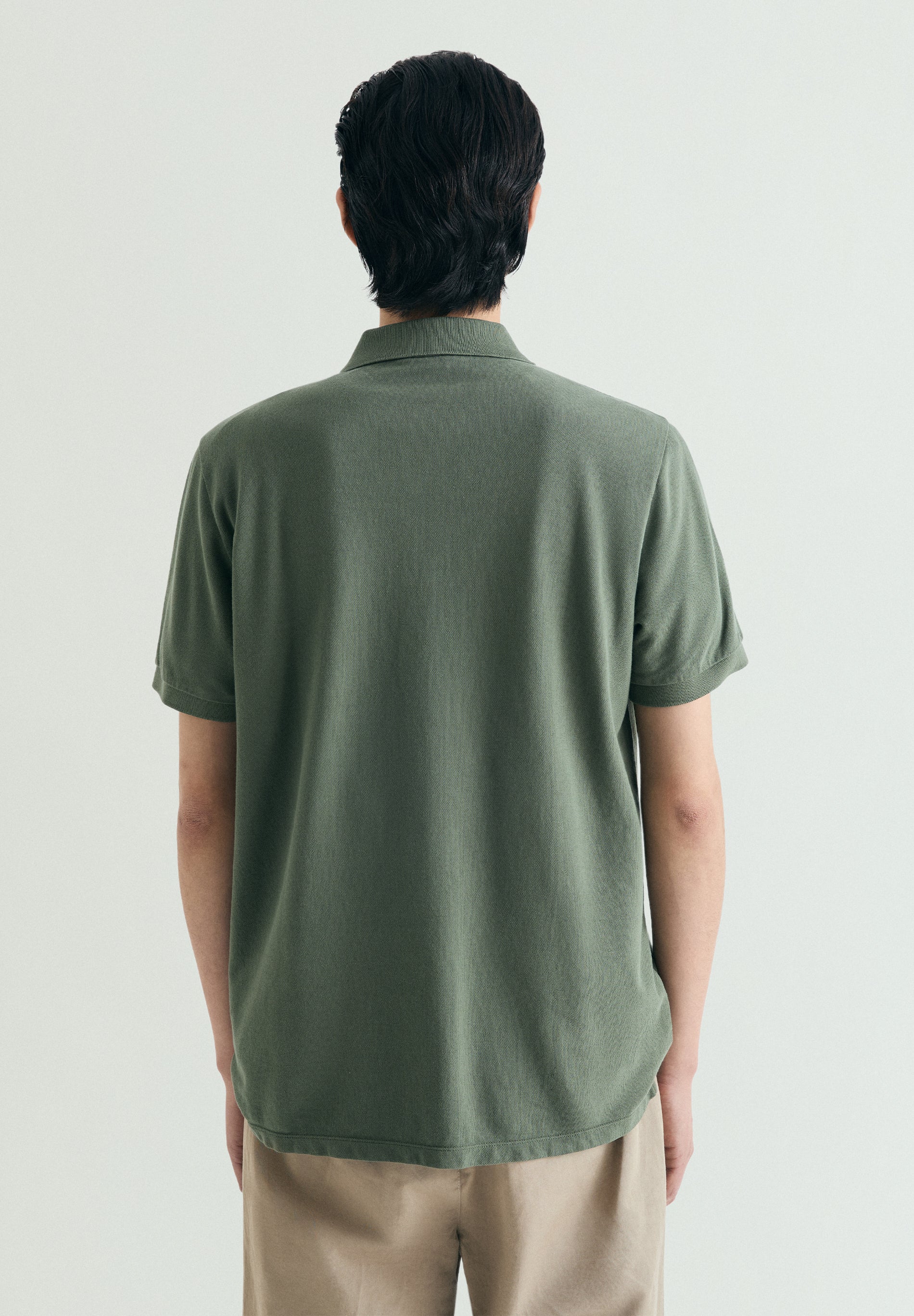 PIQUÉ POLO SHIRT WITH CONTRAST EMBROIDERY - Image 3
