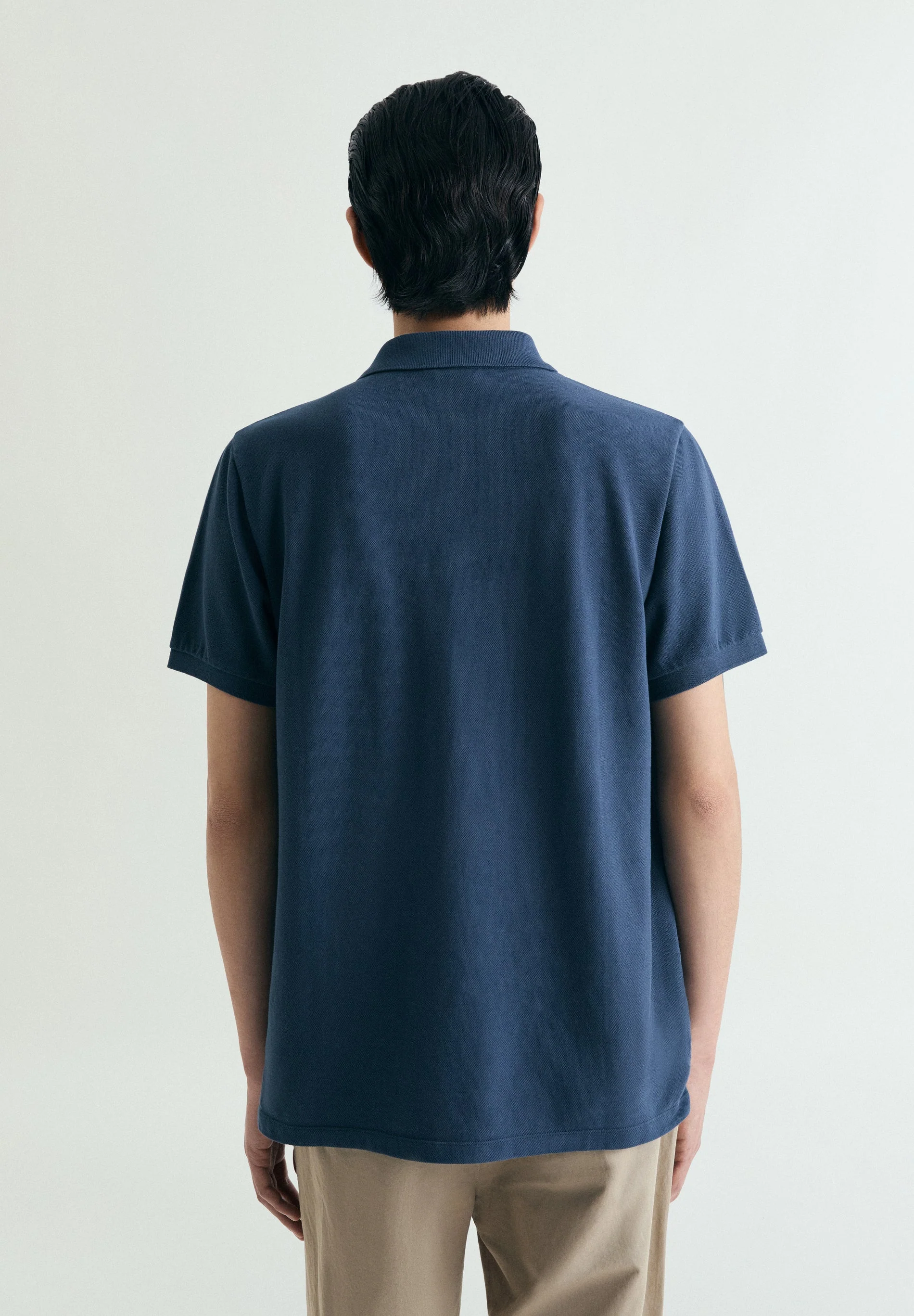 PIQUÉ POLO SHIRT WITH CONTRAST EMBROIDERY - Image 3