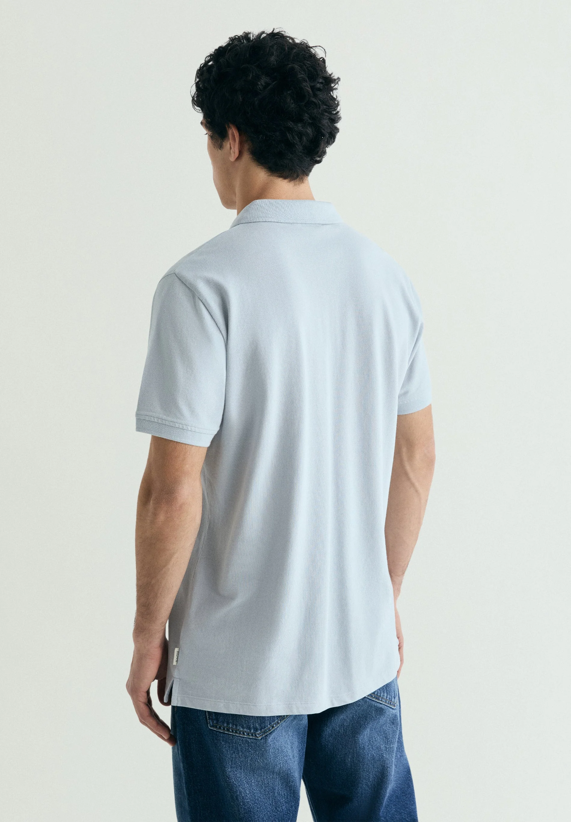 PIQUÉ POLO SHIRT WITH CONTRAST SKULL - Image 3