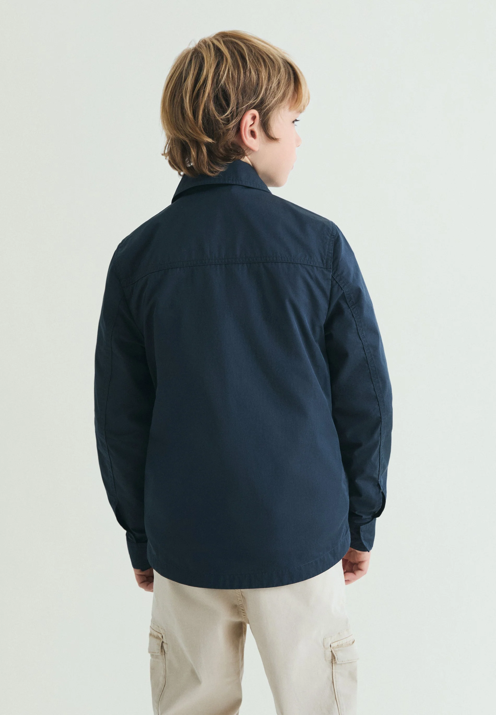 NAVY JACKET WITH POCKET - Image 4