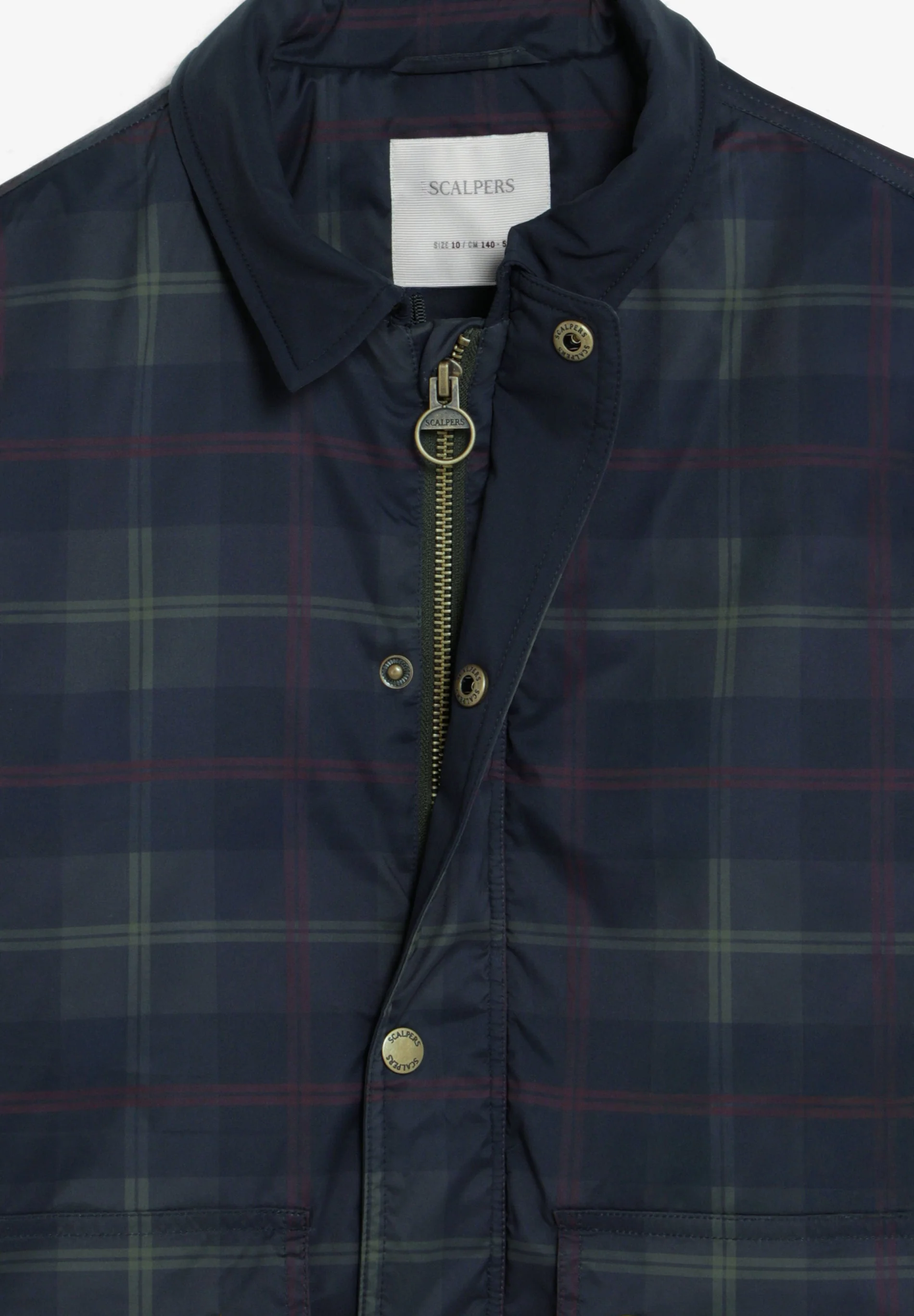 CHECK WAXED JACKET - Image 8