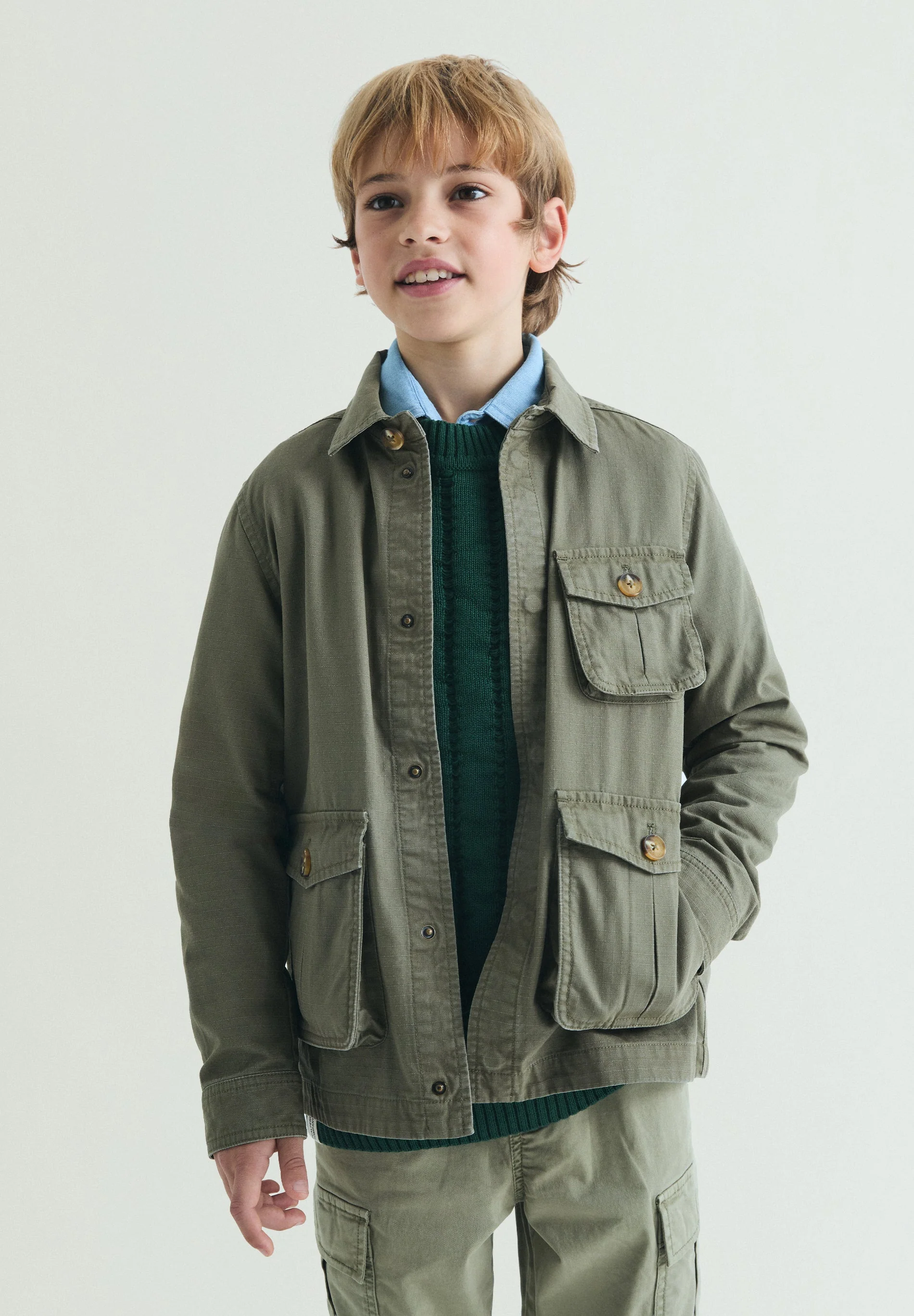 SAFARI JACKET WITH POCKETS - Image 3