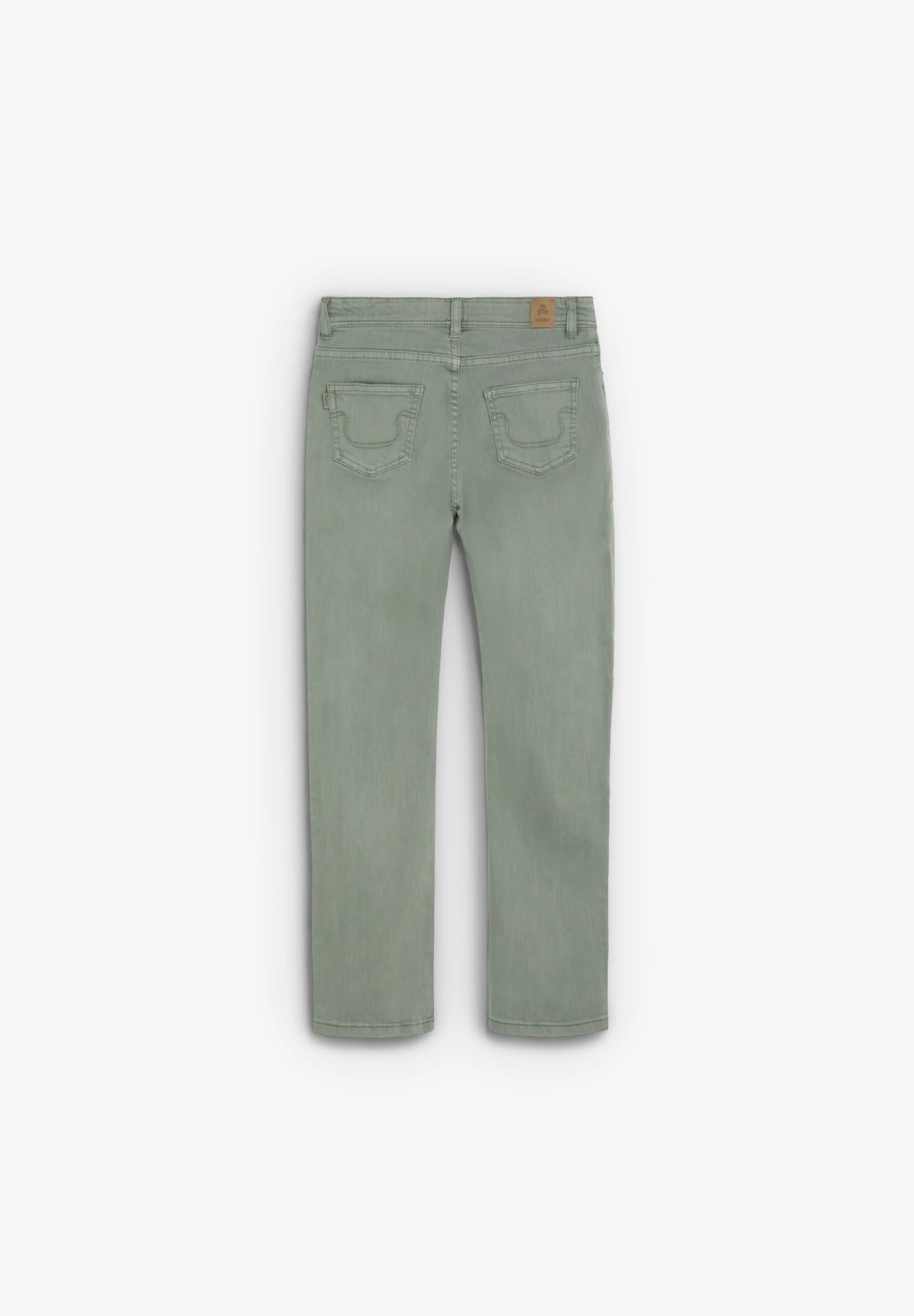 SLIM FIT FIVE-POCKET TROUSERS - Image 2