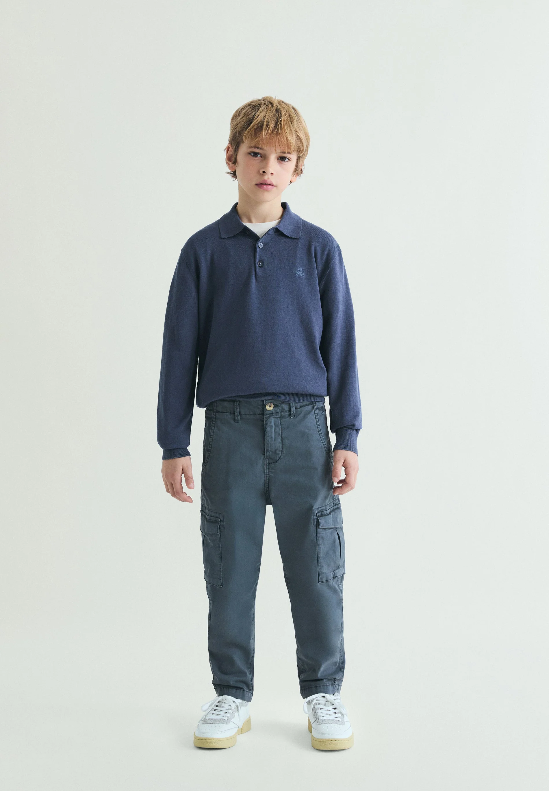 SLIM FIT CARGO TROUSERS - Image 2