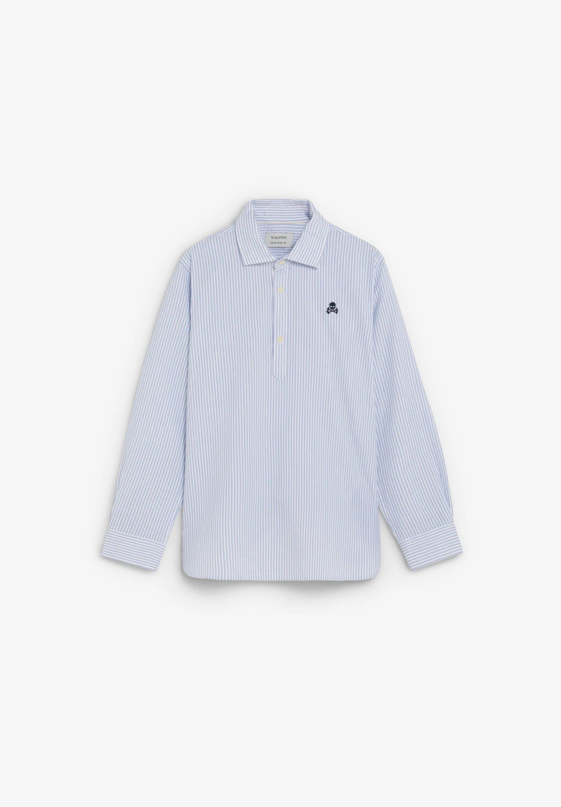 STRIPED POLO SHIRT WITH SKULL - Image 5