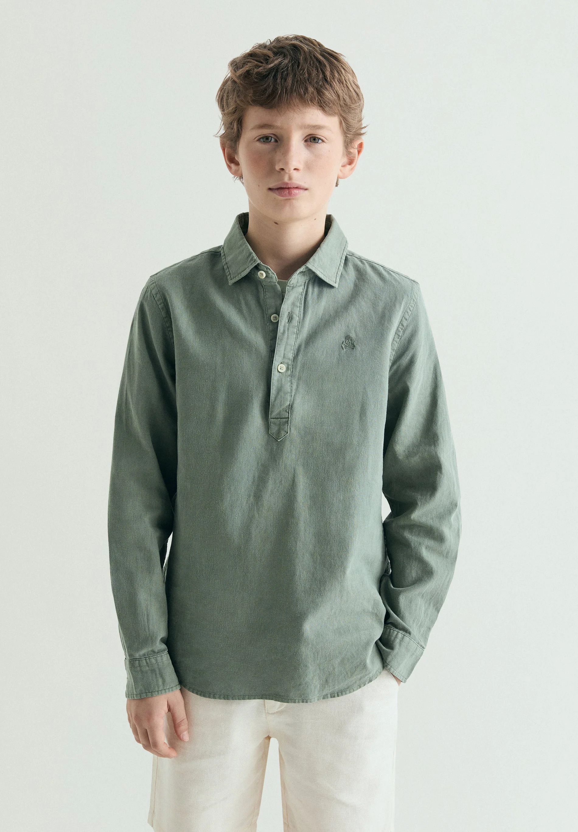 REGULAR FIT SKULL POLO SHIRT