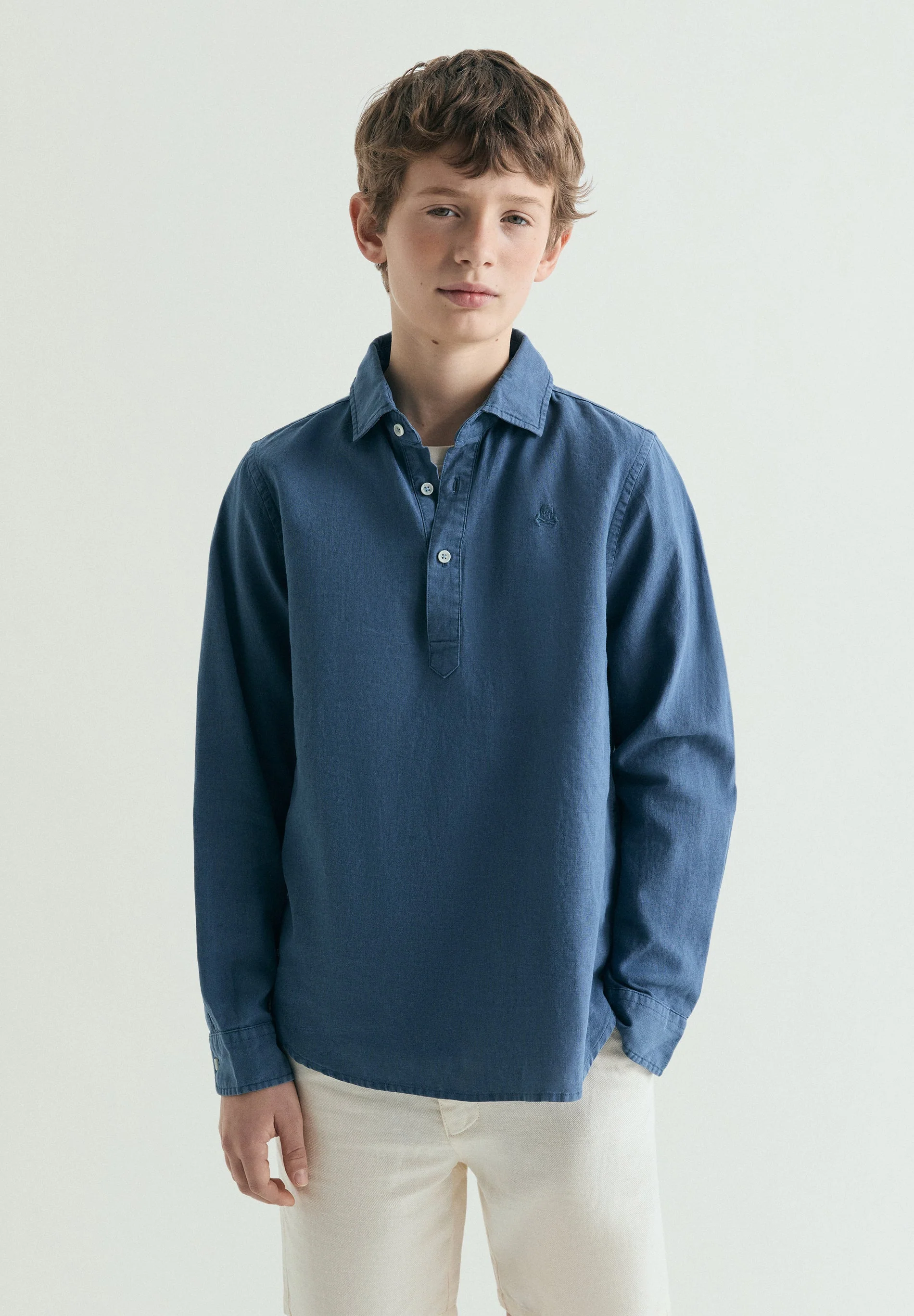 REGULAR FIT SKULL POLO SHIRT