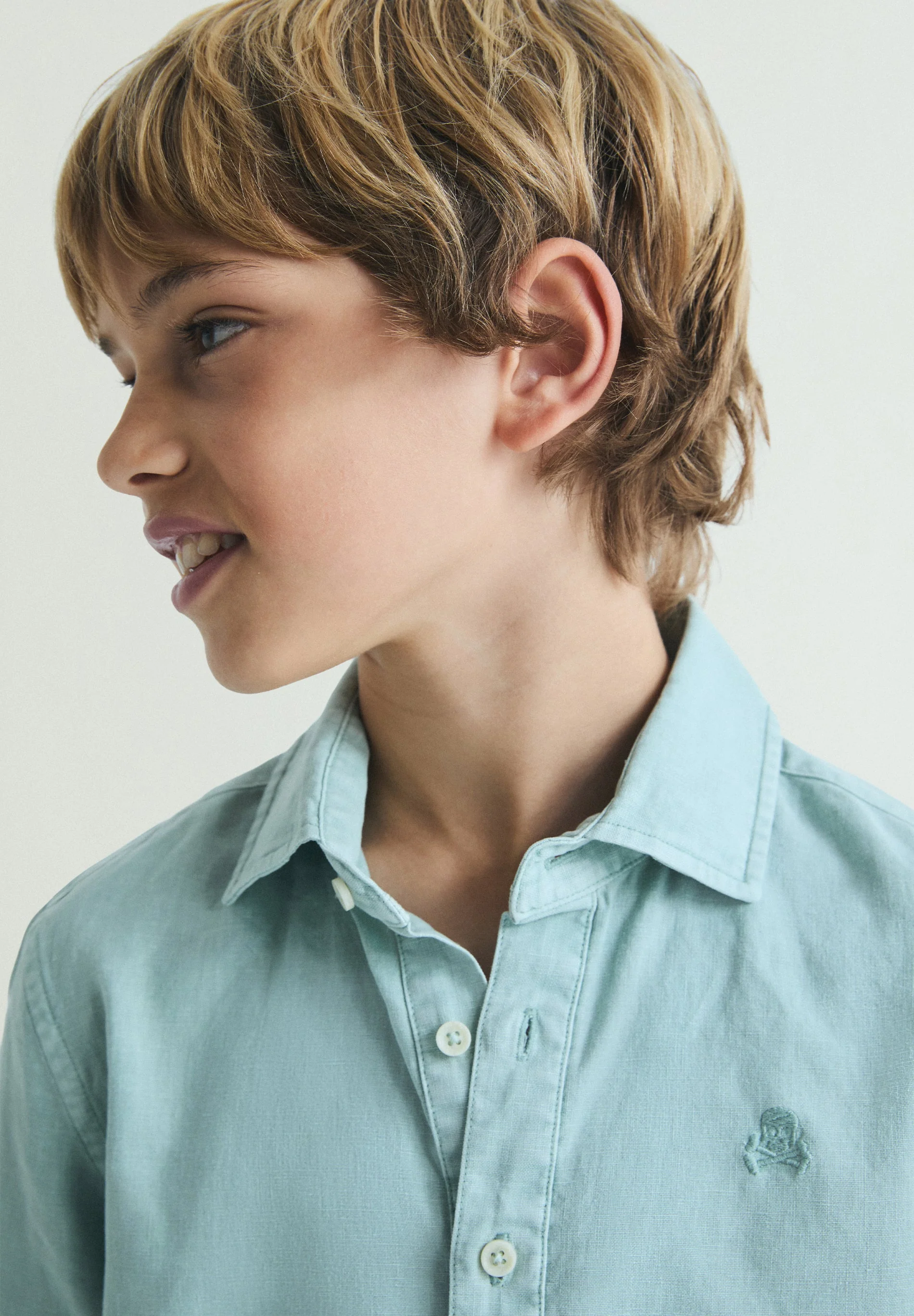 REGULAR FIT SKULL POLO SHIRT - Image 3