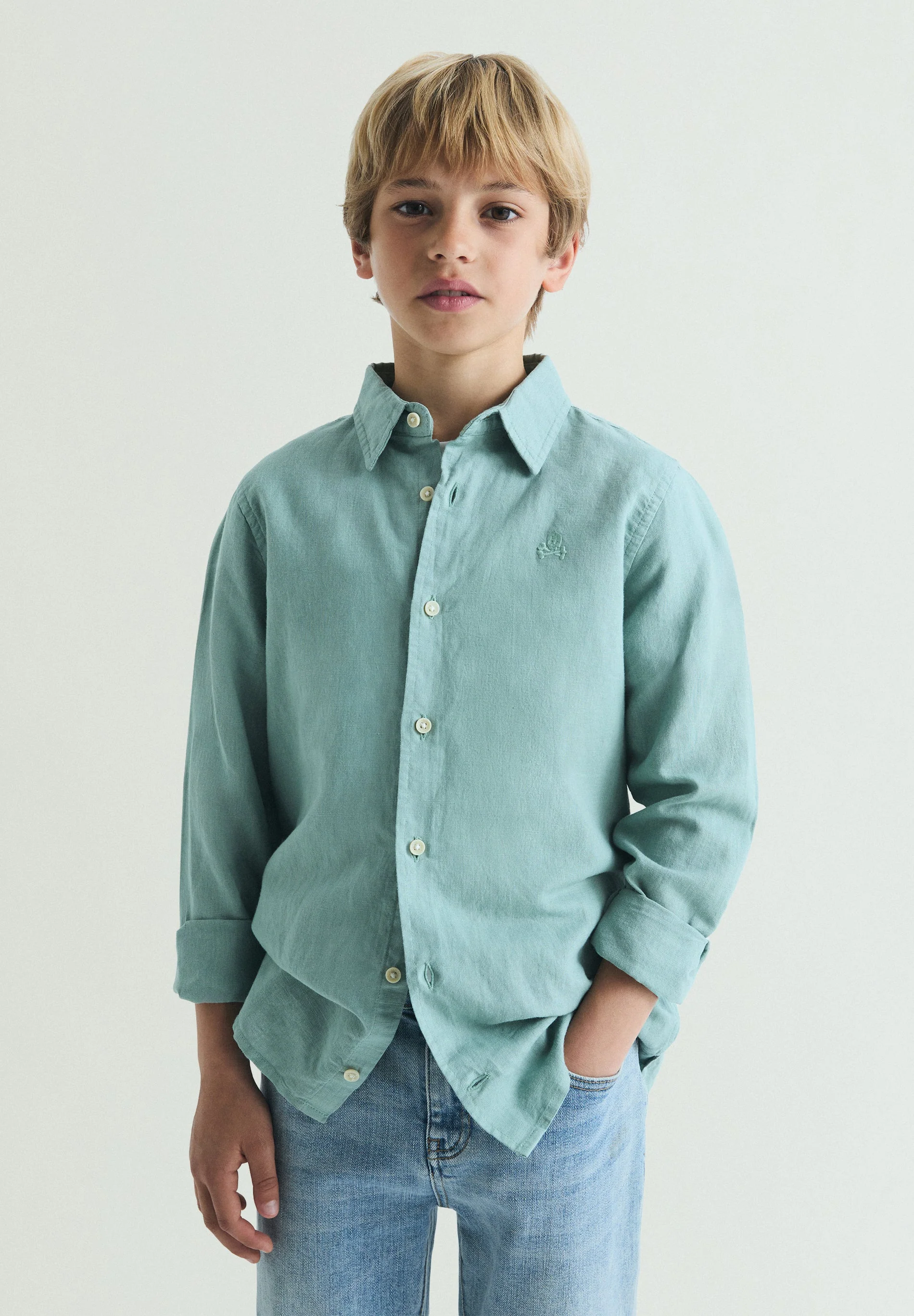 REGULAR FIT SKULL SHIRT - Image 3