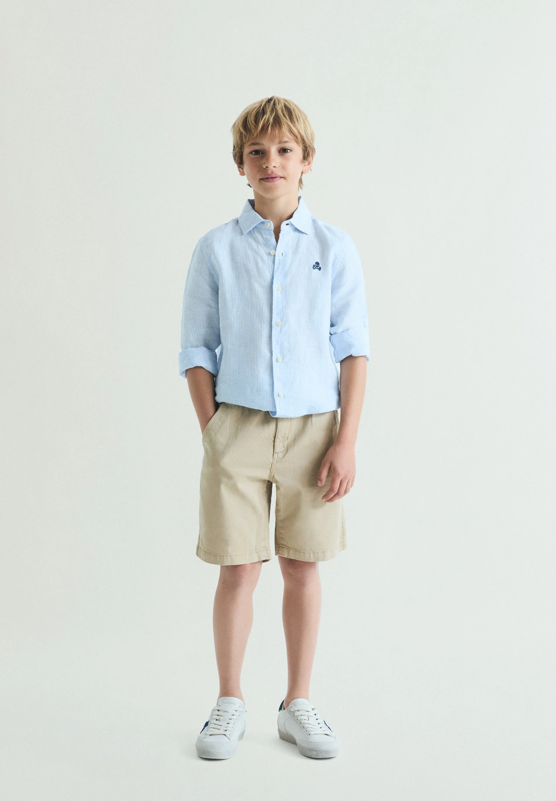 STRIPED LINEN SHIRT - Image 2