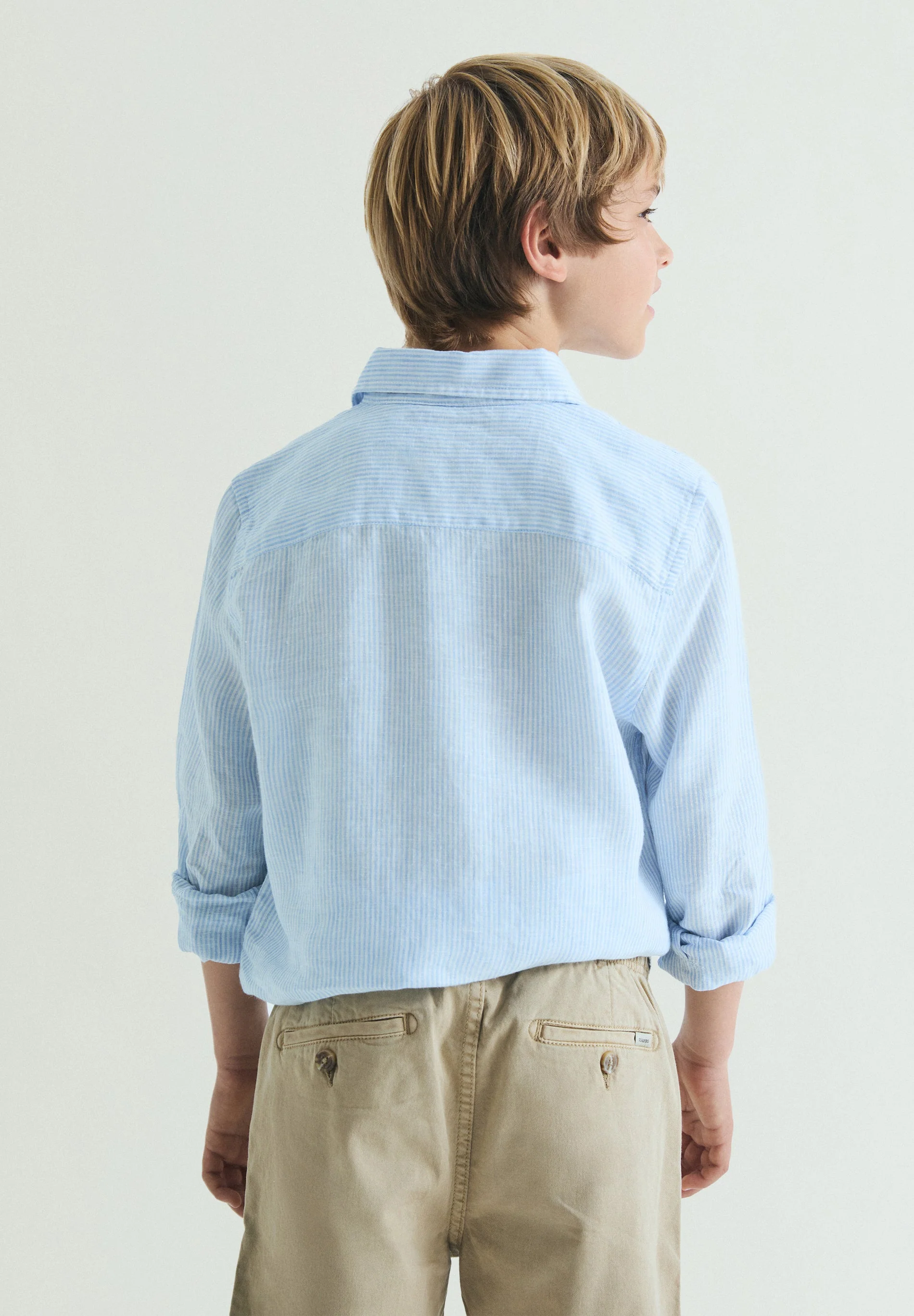 STRIPED LINEN SHIRT - Image 4