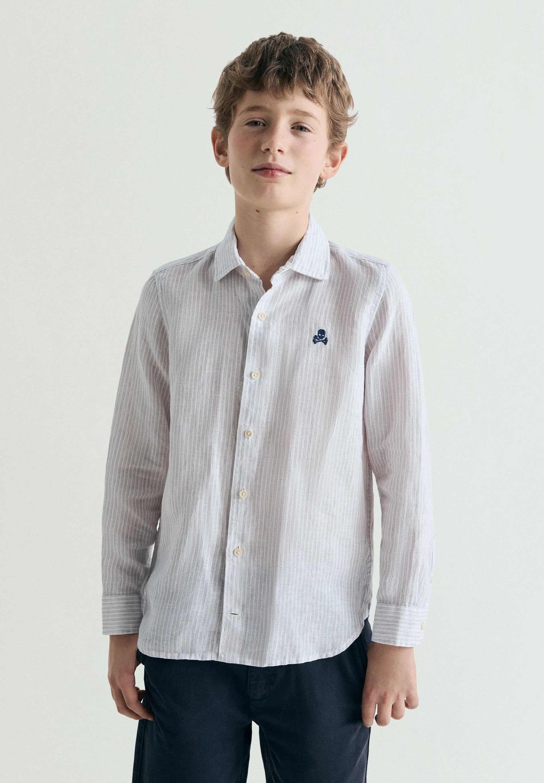 STRIPED LINEN SHIRT - Image 2