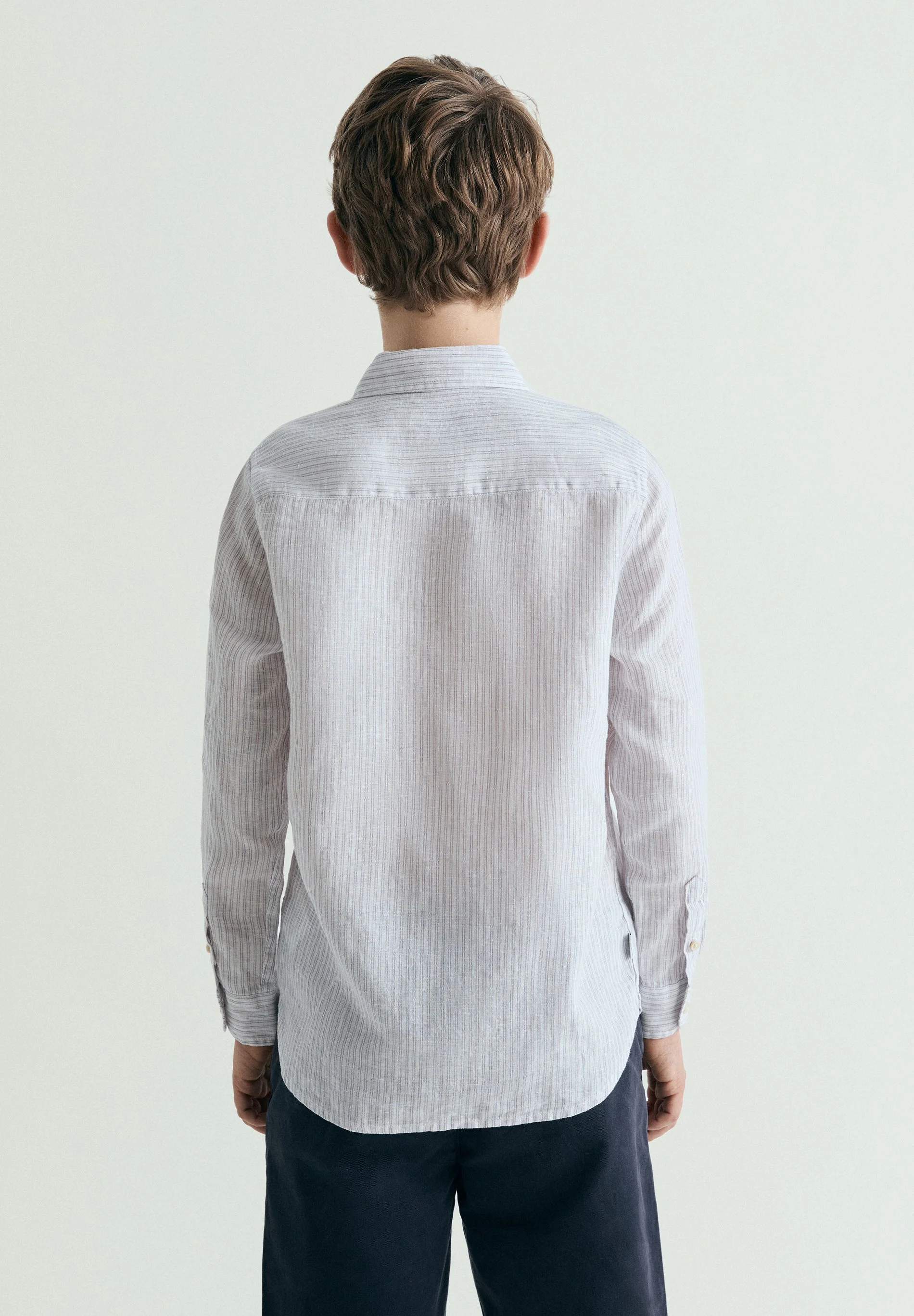 STRIPED LINEN SHIRT - Image 4