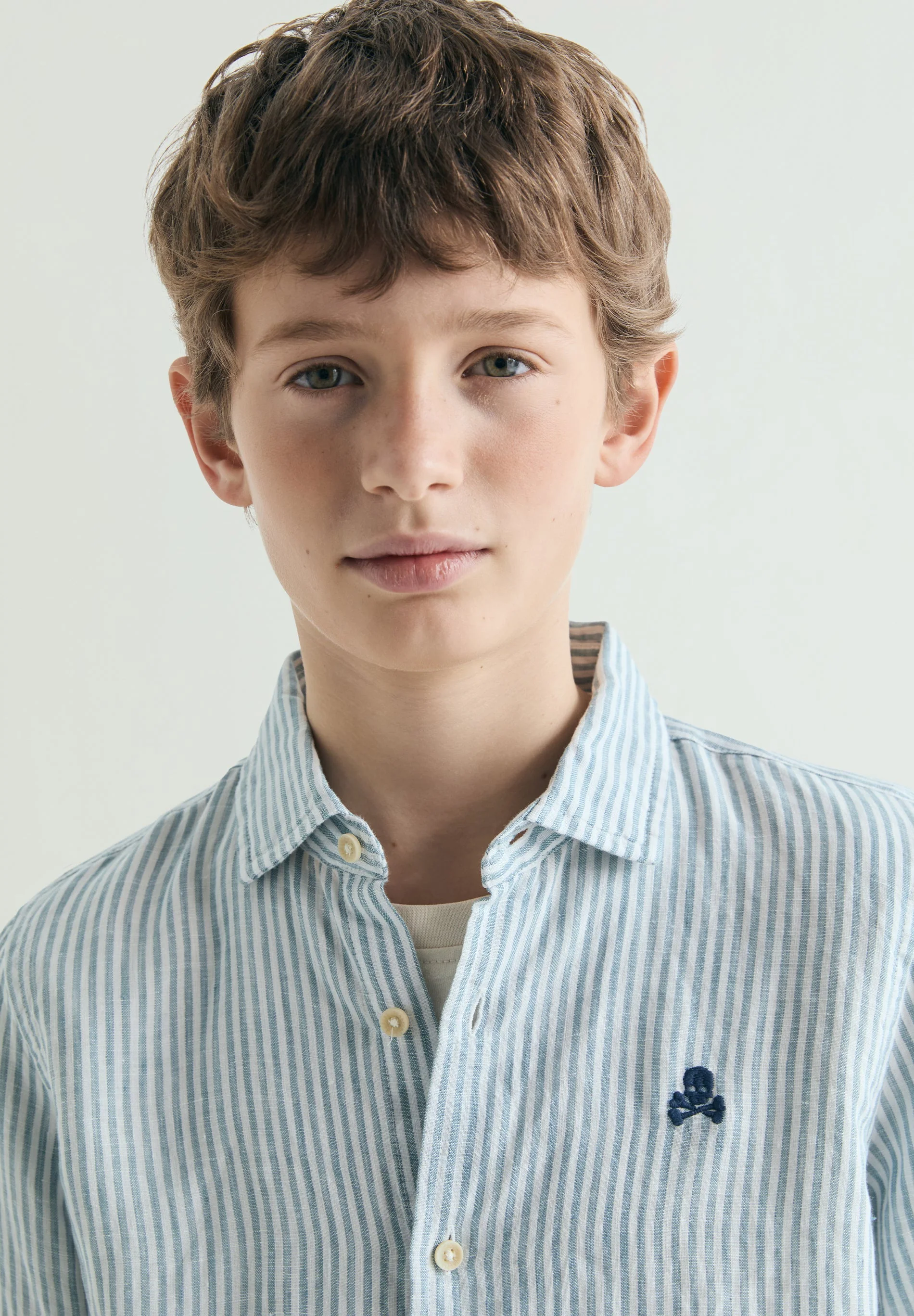 STRIPED LINEN SHIRT