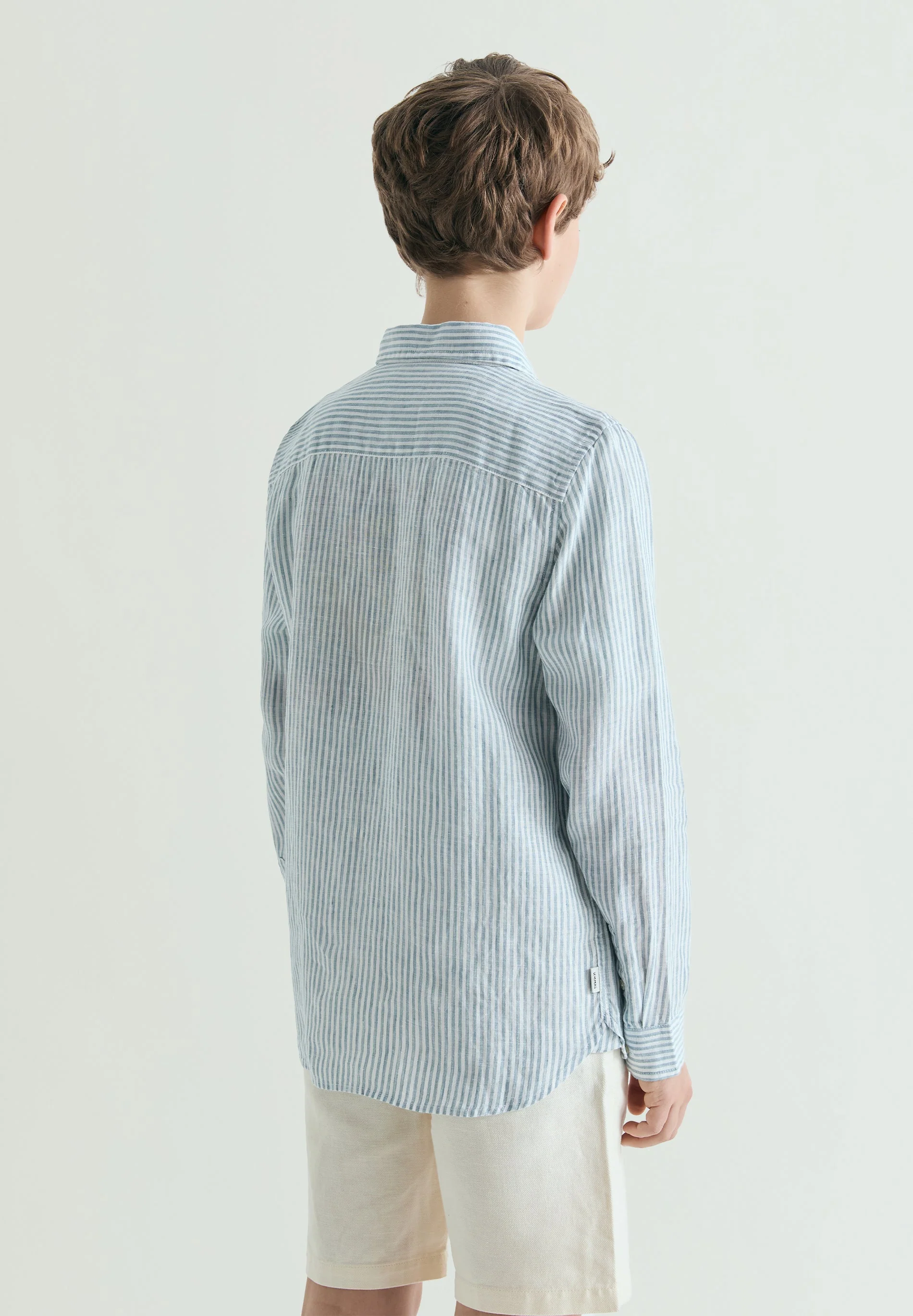 STRIPED LINEN SHIRT - Image 3