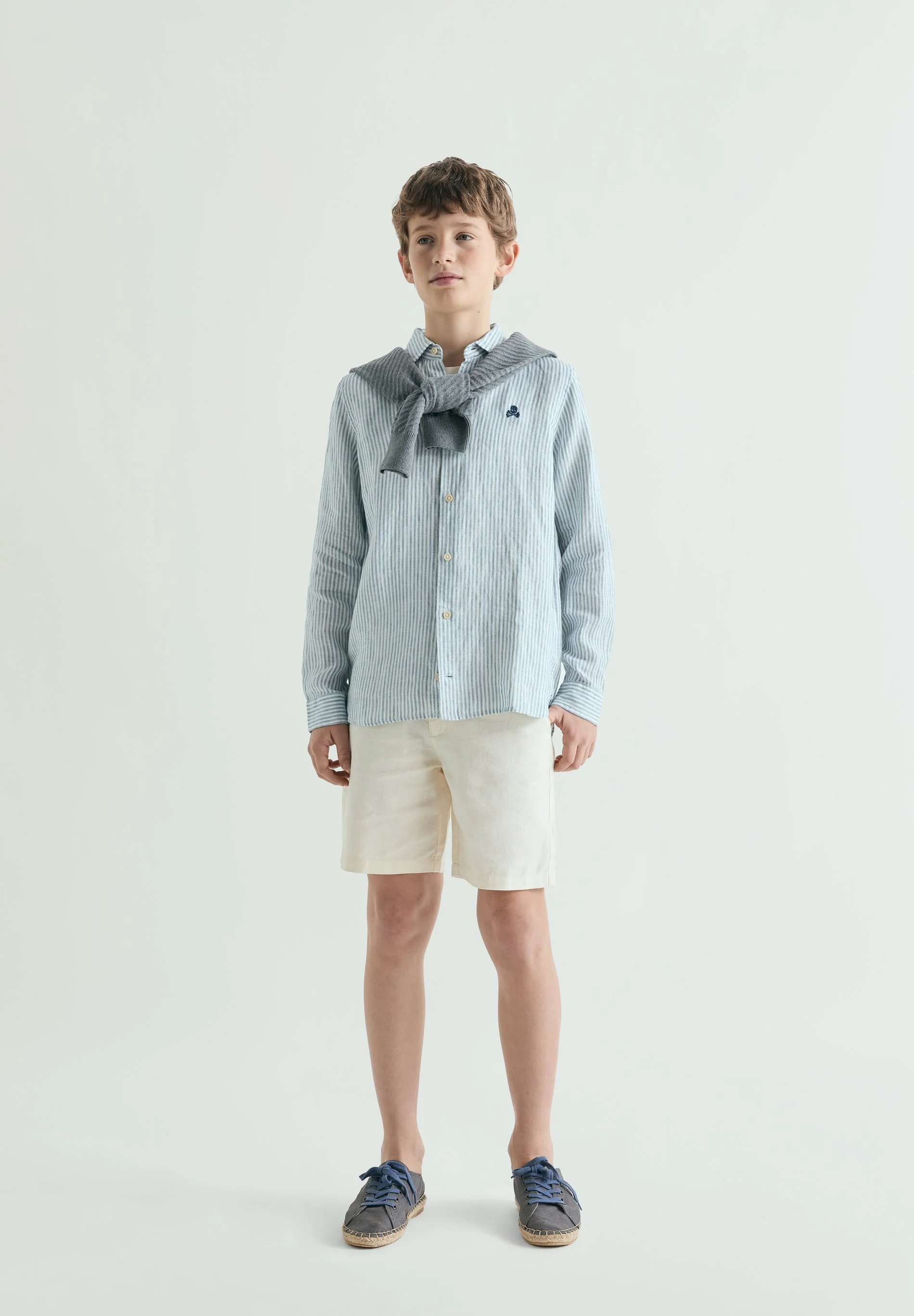 STRIPED LINEN SHIRT - Image 4