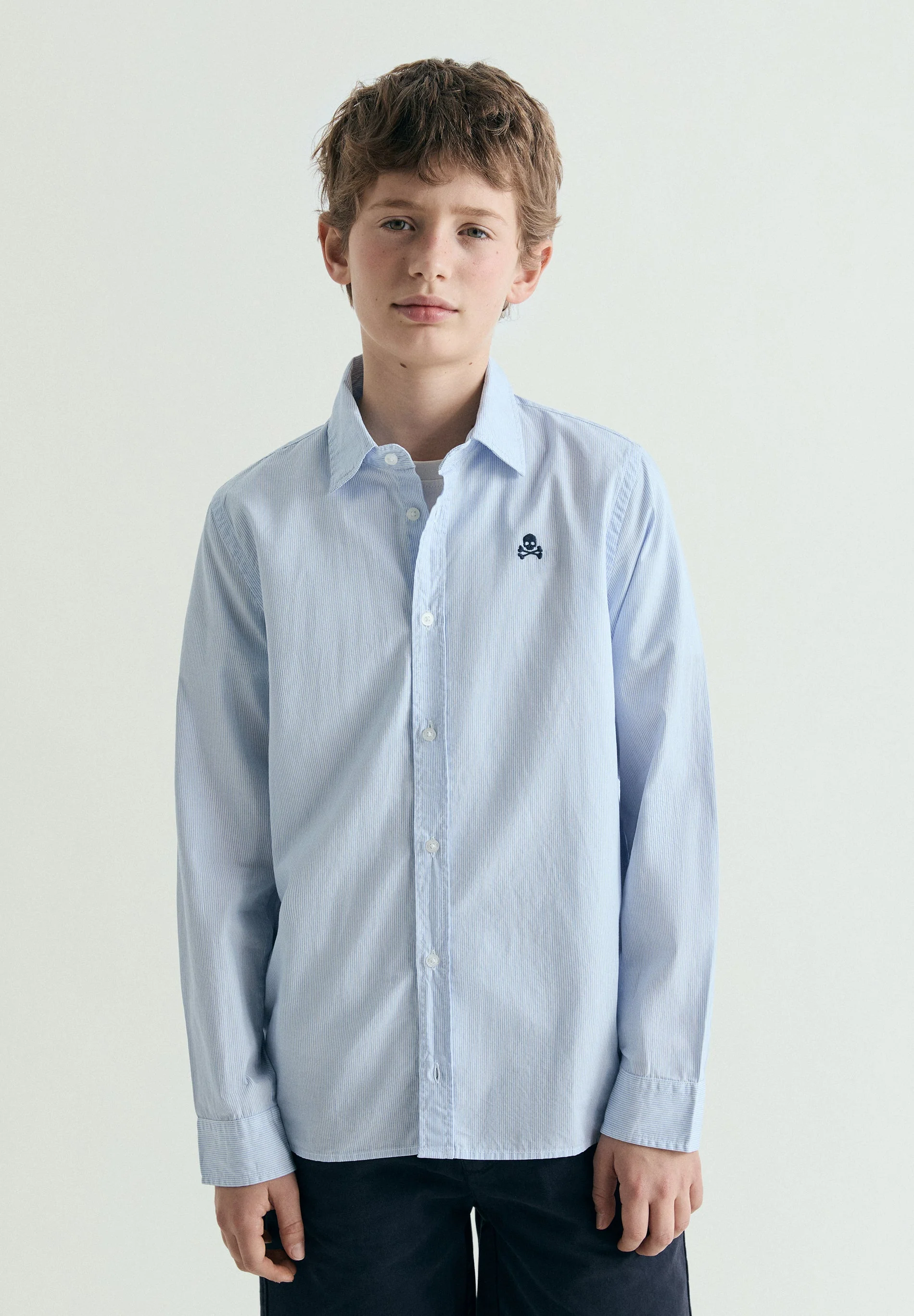 REGULAR FIT SKULL SHIRT