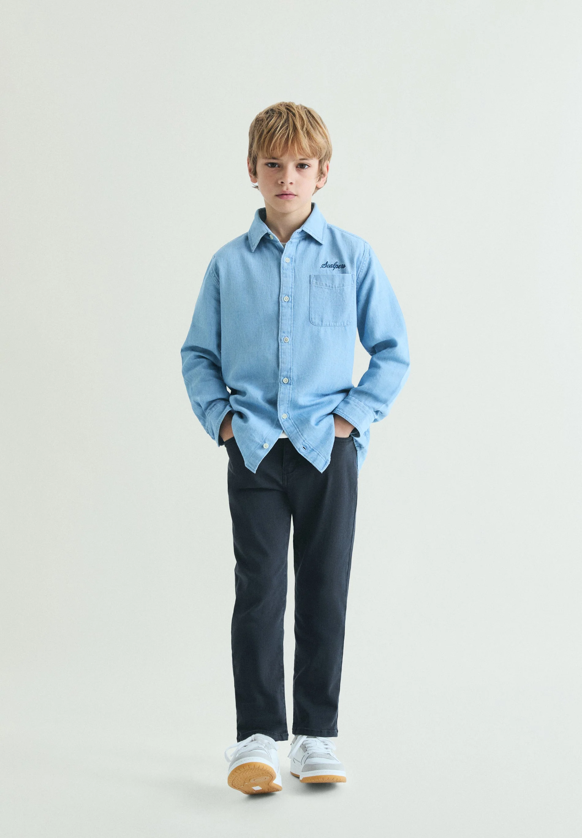 VINTAGE DENIM LOGO SHIRT - Image 2