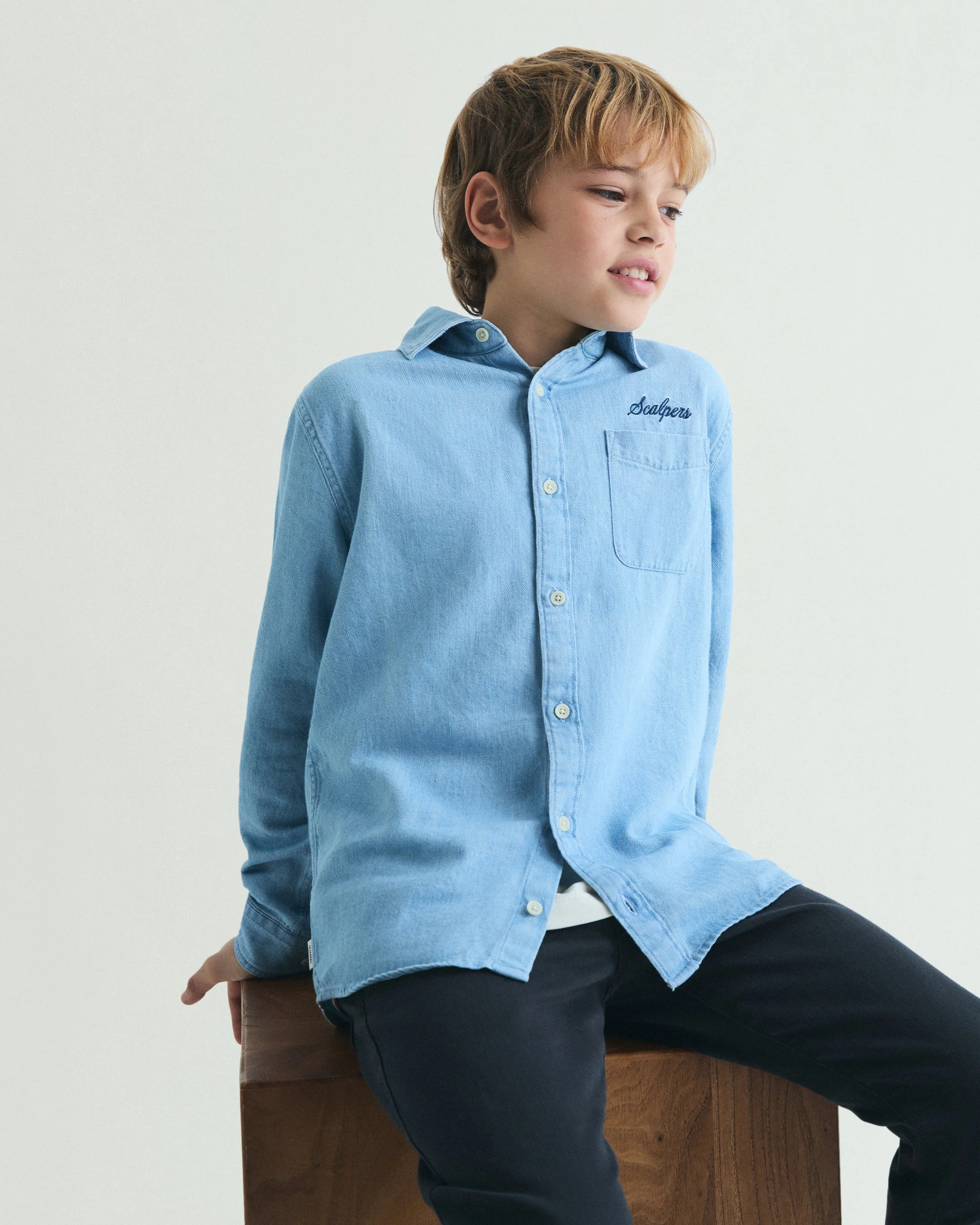 VINTAGE DENIM LOGO SHIRT - Image 4