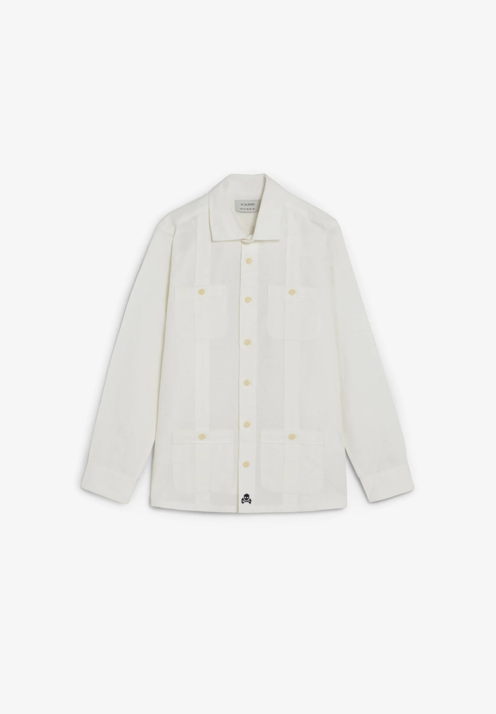 LINEN GUAYABERA SHIRT - Image 6