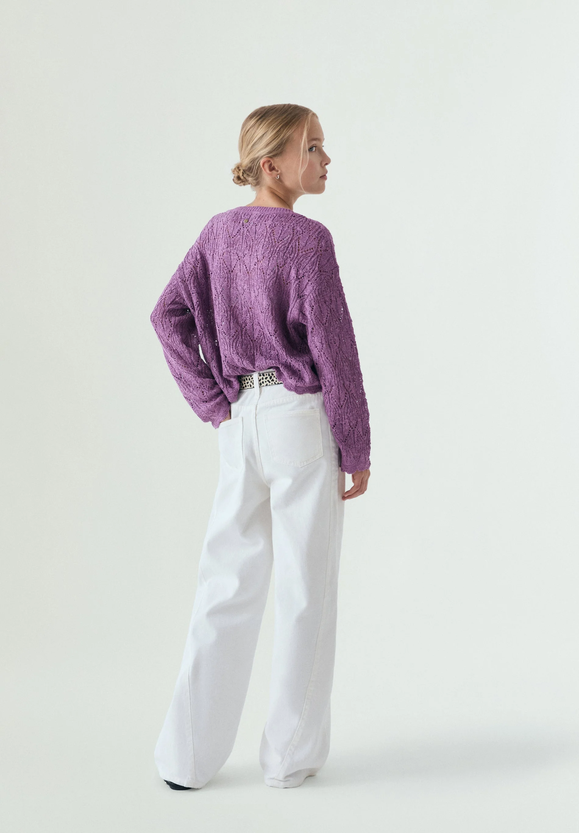 WIDE LEG JEANS WITH SEAMS - Image 5