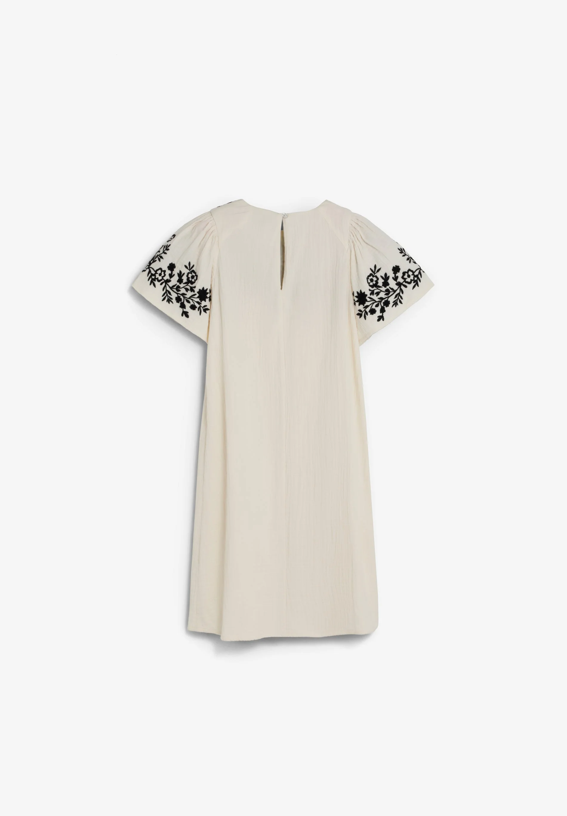 CONTRAST EMBROIDERED DRESS - Image 7