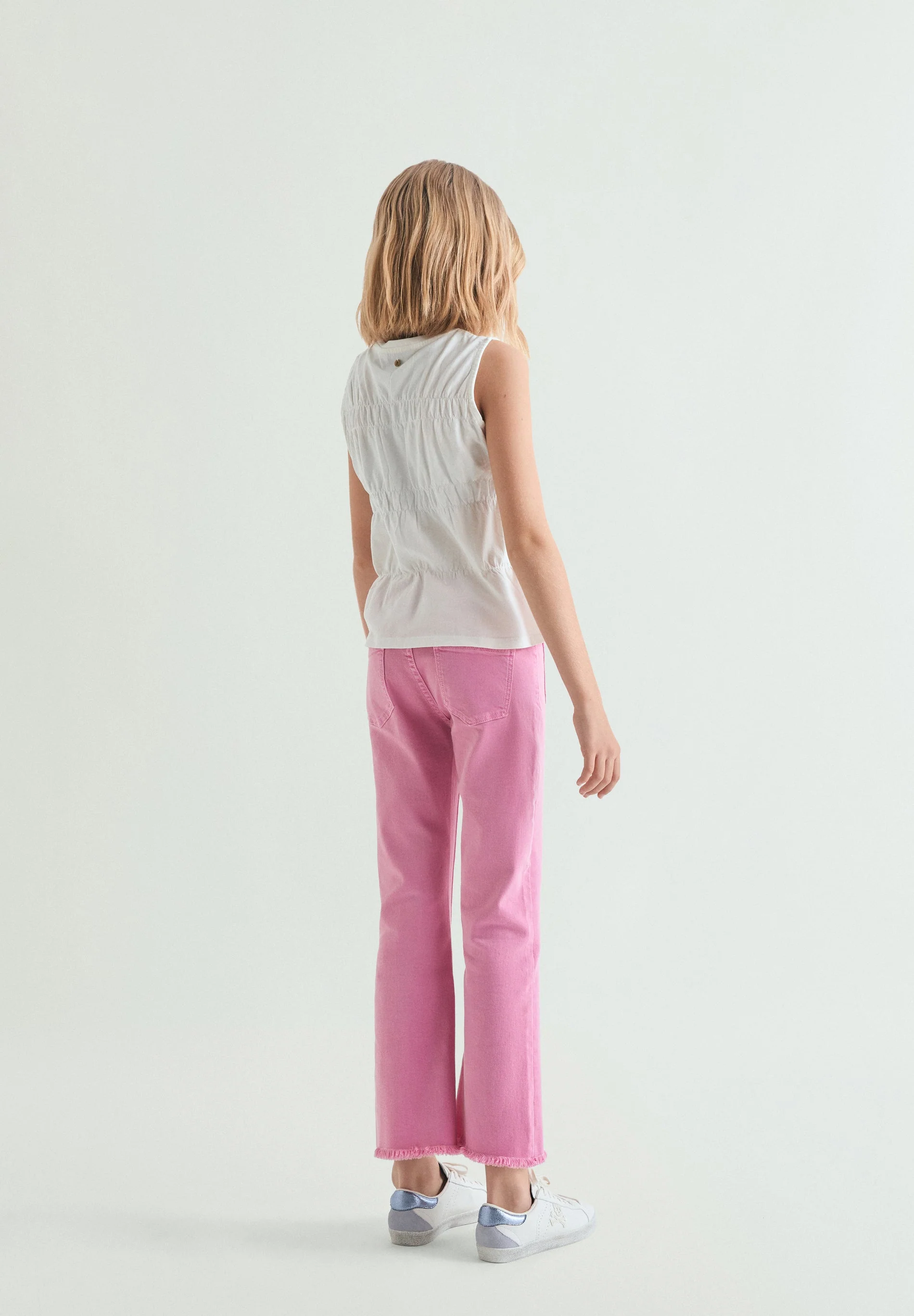 FLARED TROUSERS WITH SEAMS - Image 5
