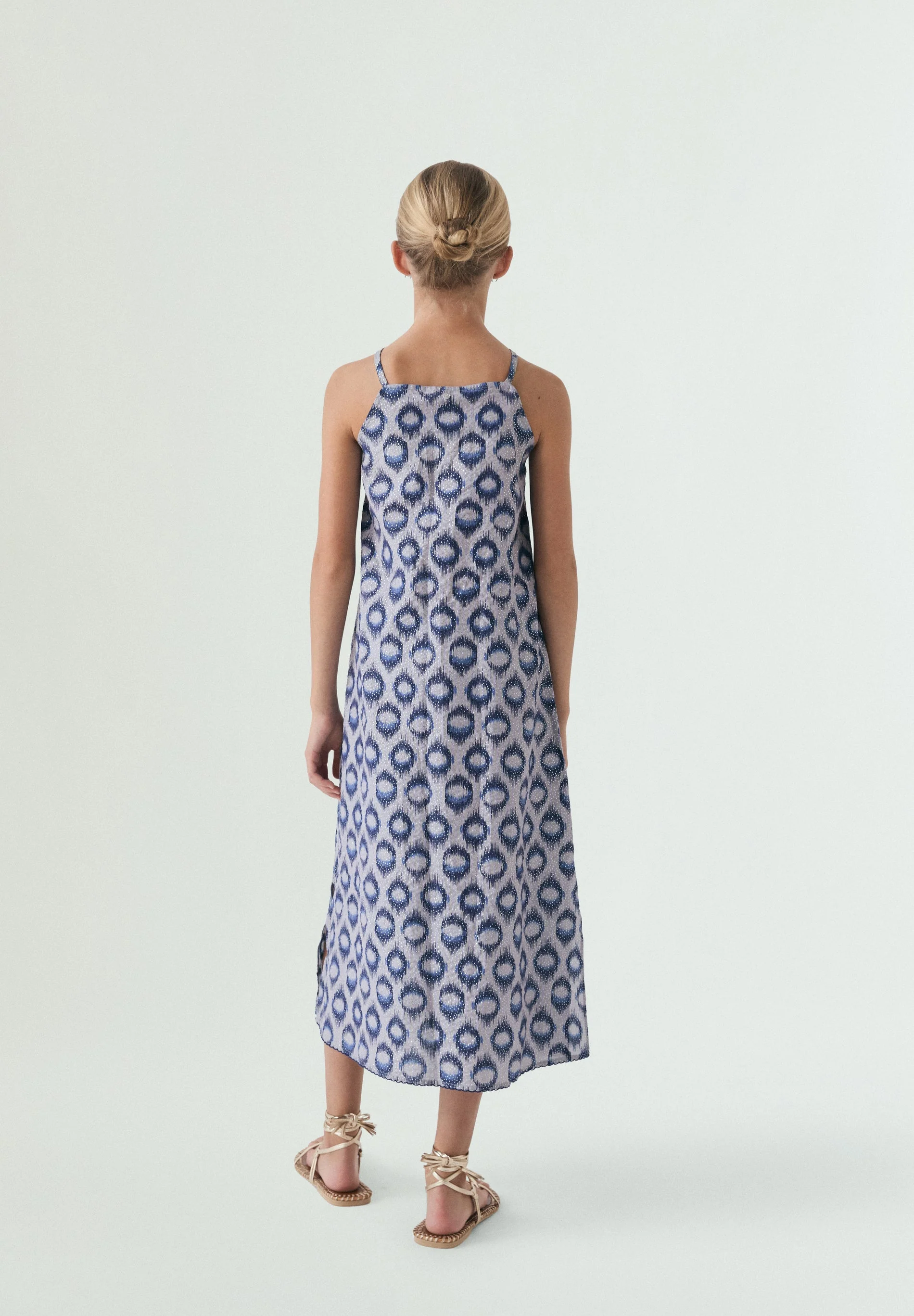 PRINTED MIDI DRESS - Image 4