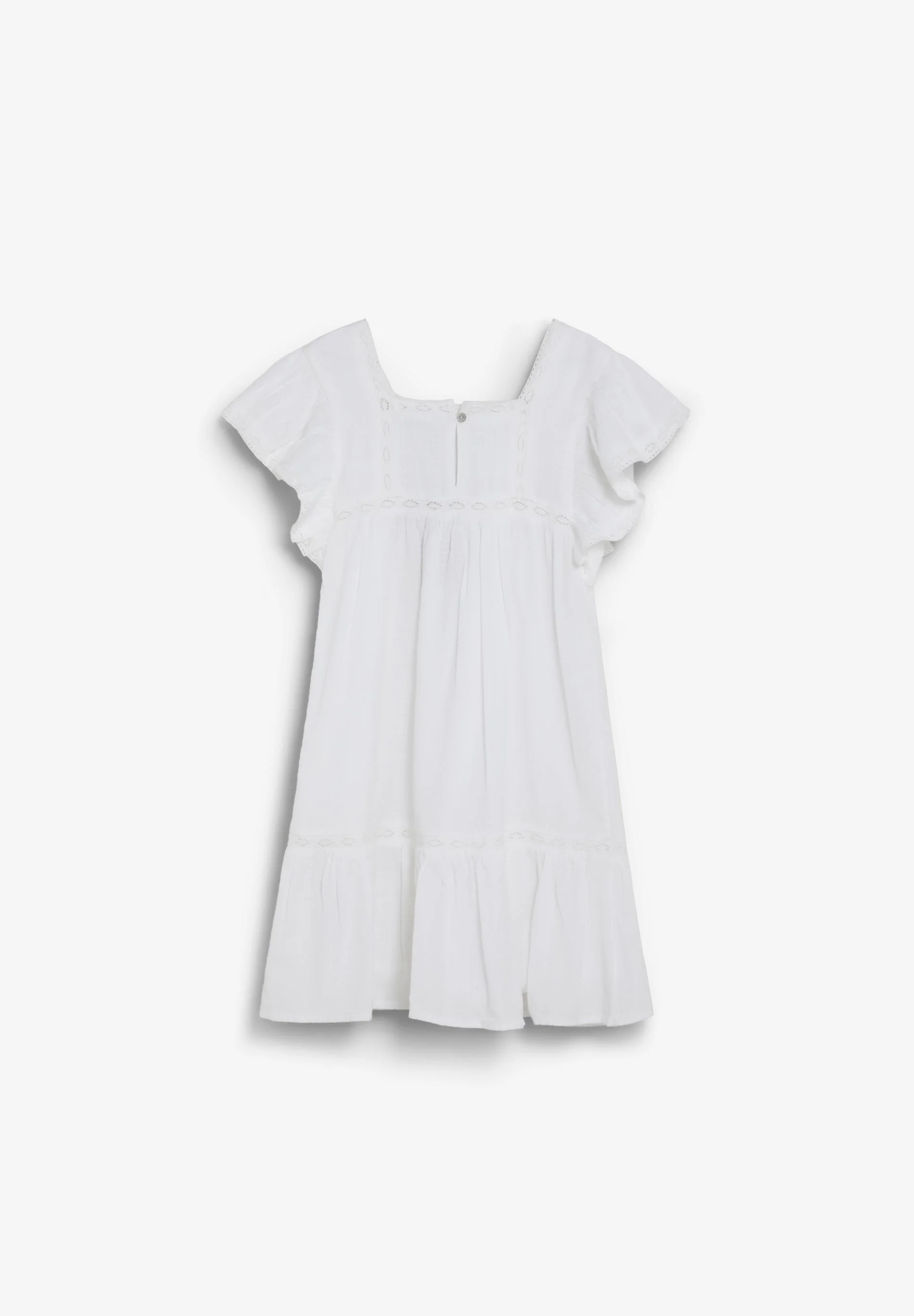 COTTON DRESS WITH DETAILS - Image 7