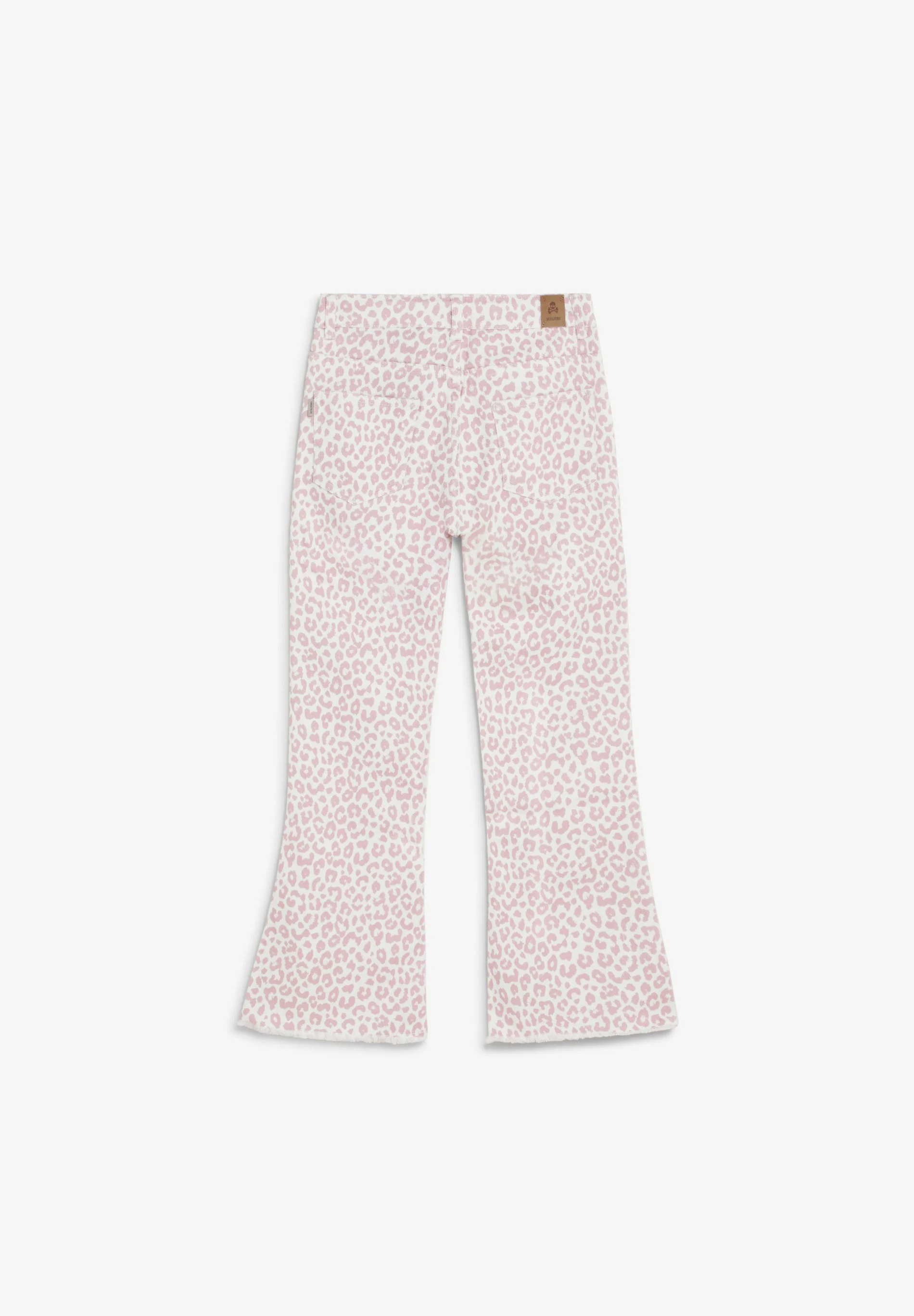 ANIMAL PRINT FLARED TROUSERS - Image 5