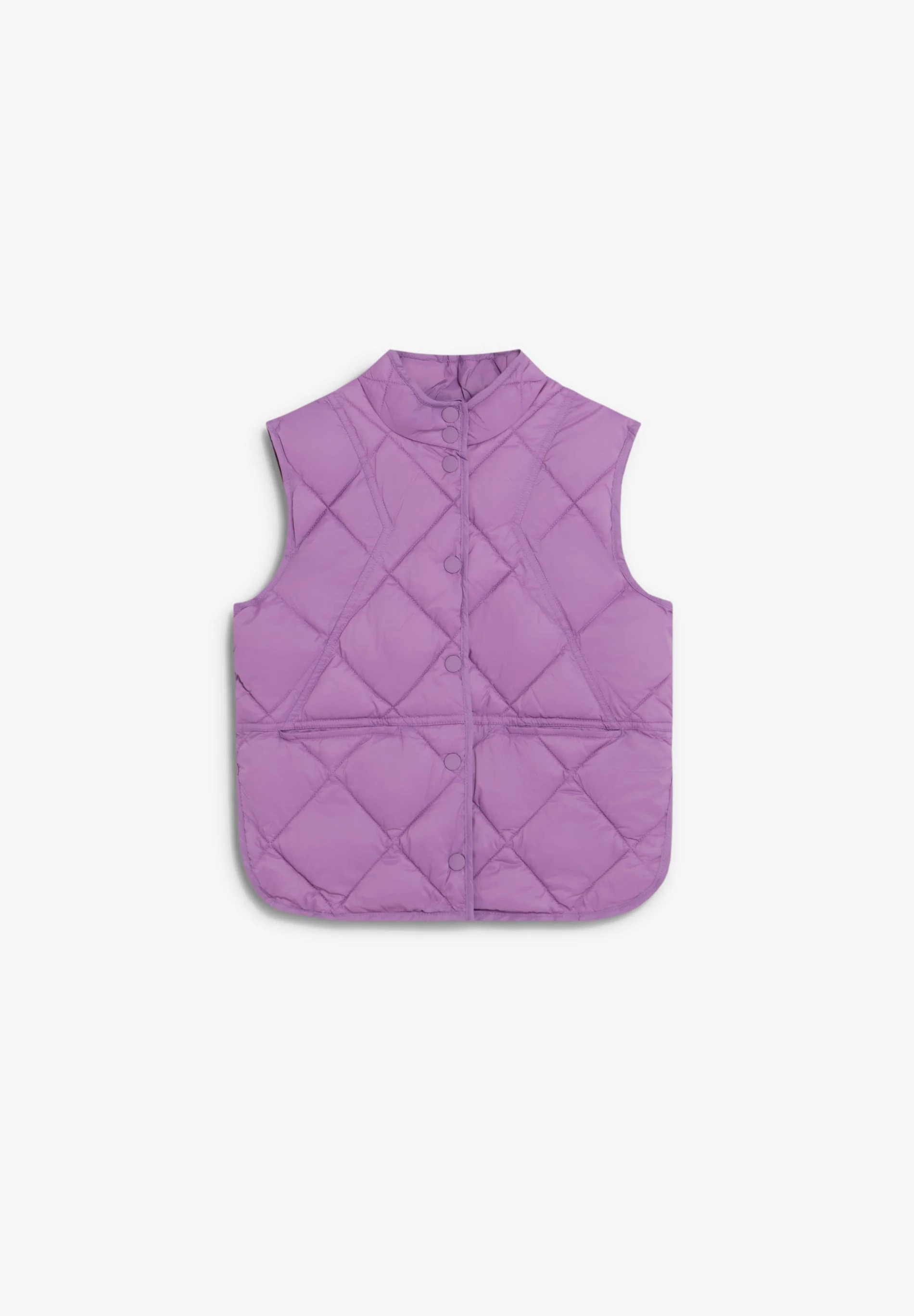 QUILTED GILET WITH STITCHING - Image 6