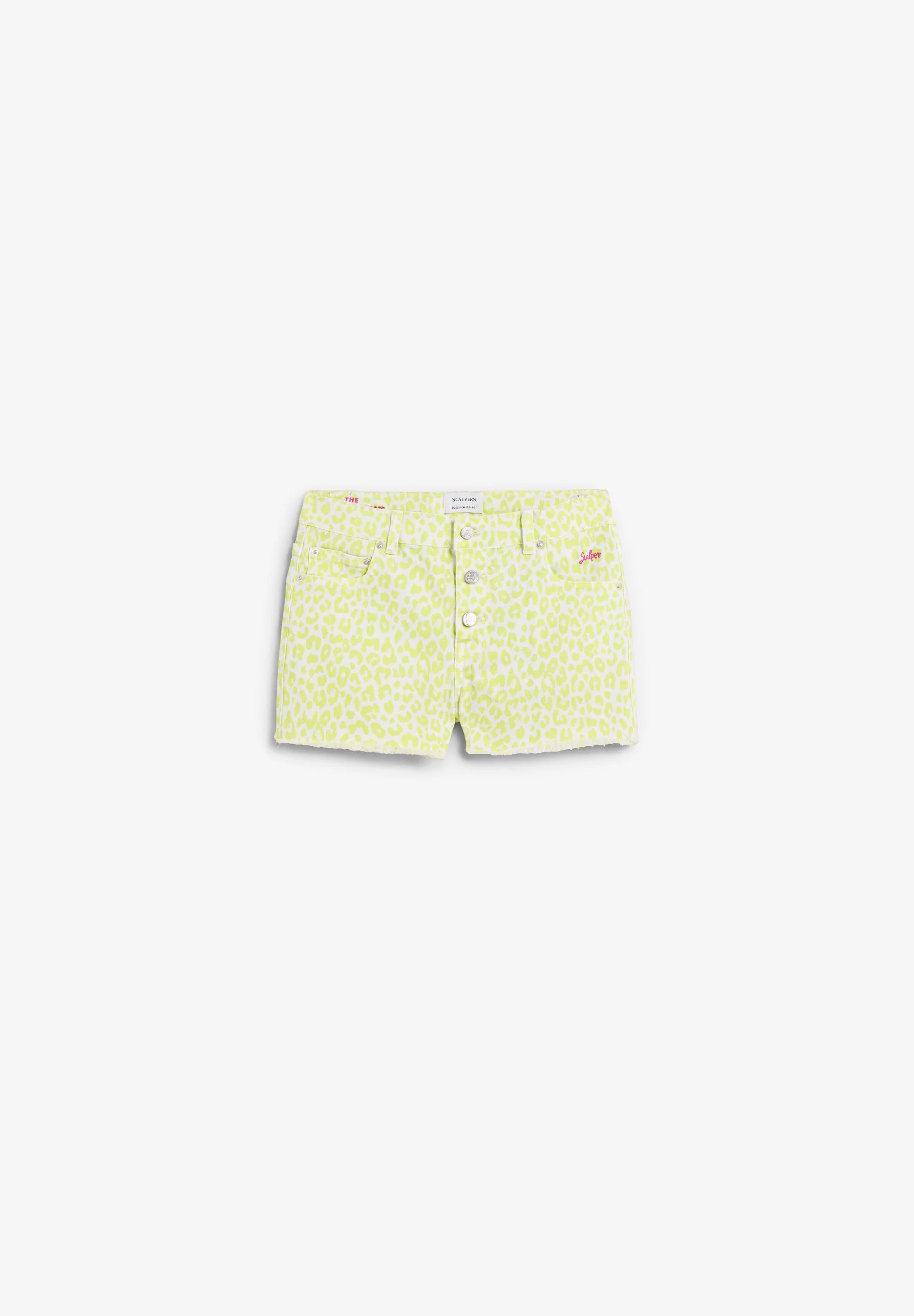 ANIMAL PRINT SHORTS WITH BUTTON - Image 4