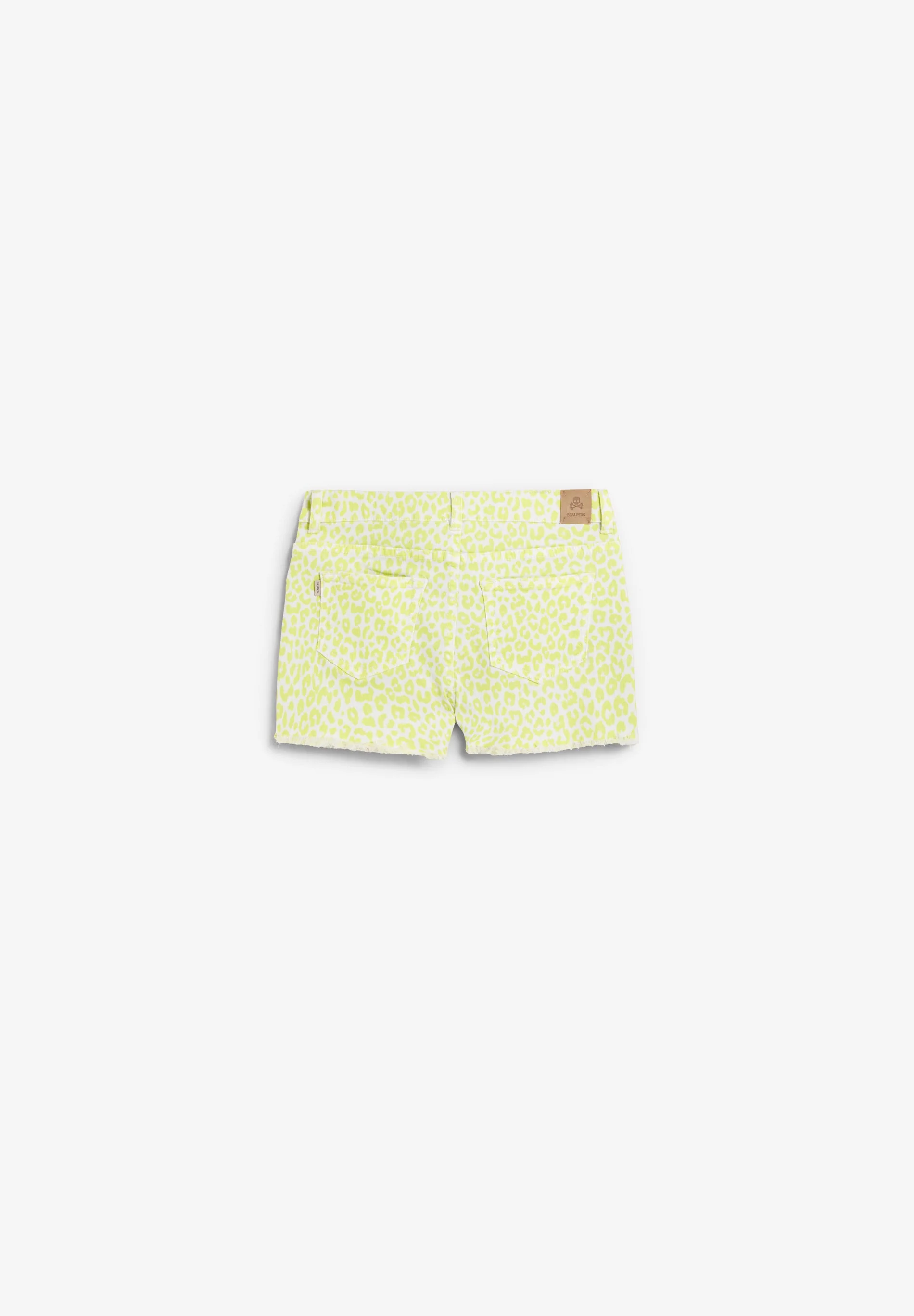 ANIMAL PRINT SHORTS WITH BUTTON - Image 5