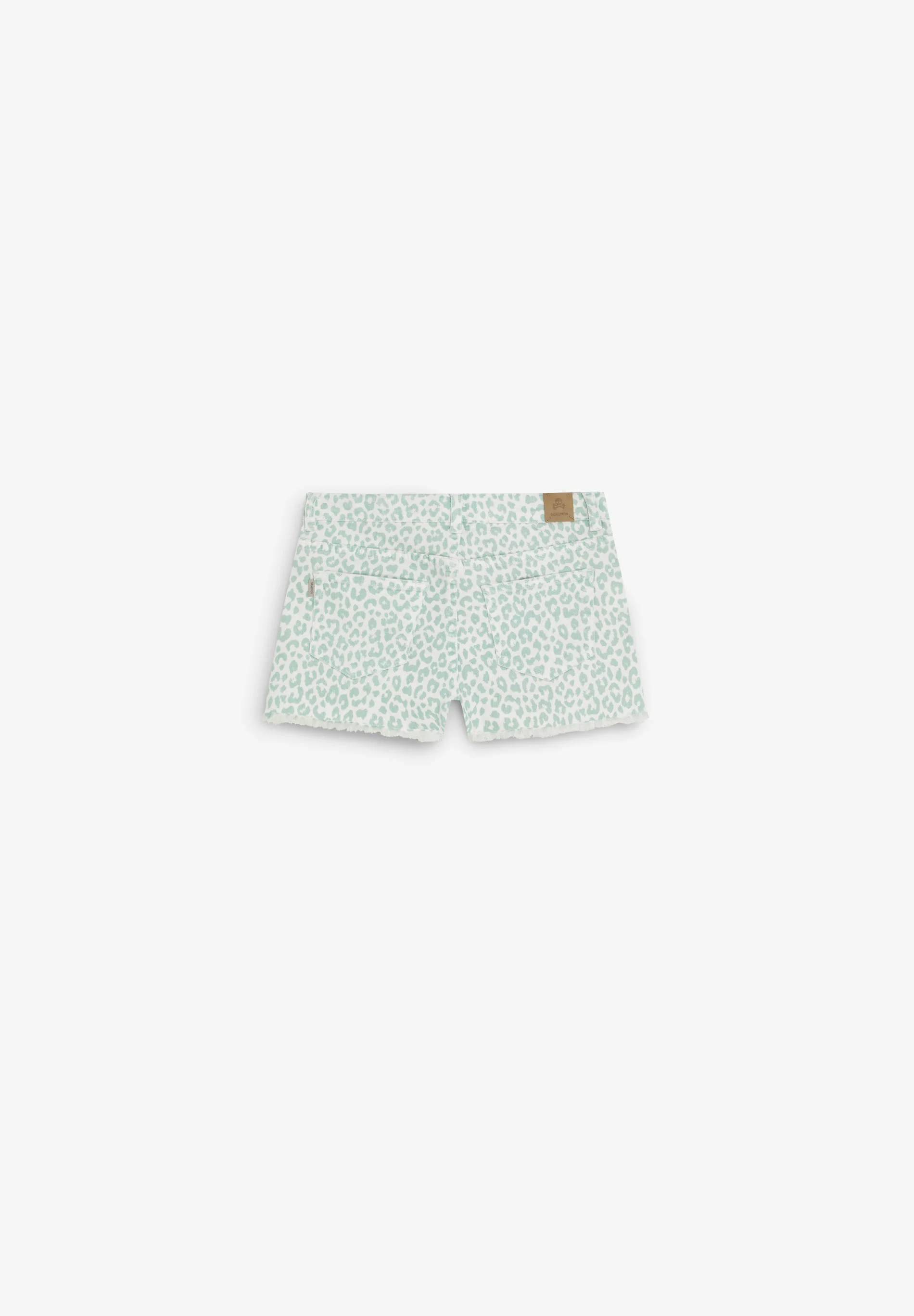 ANIMAL PRINT SHORTS WITH BUTTON - Image 5