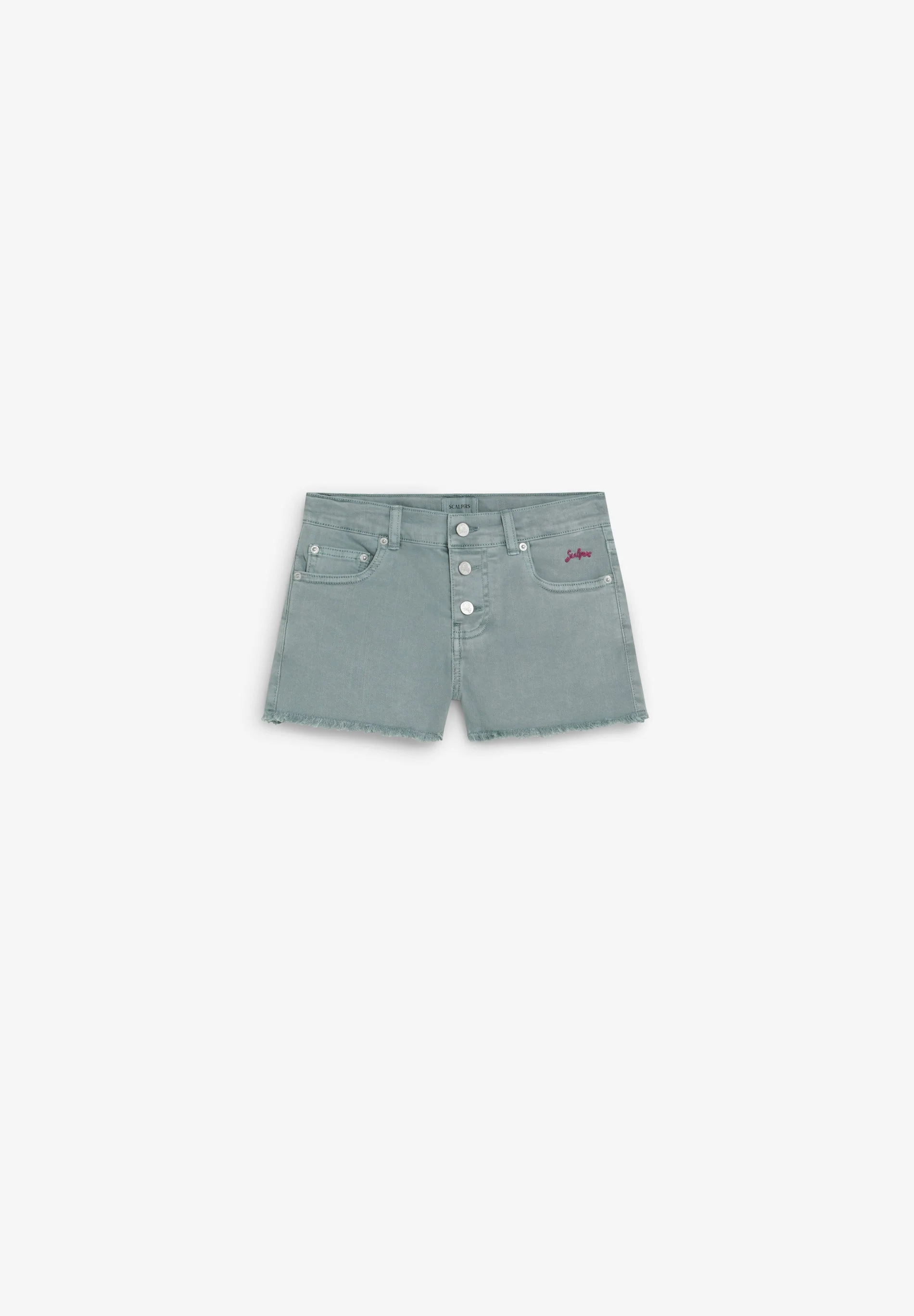 FADED DENIM SHORTS - Image 6